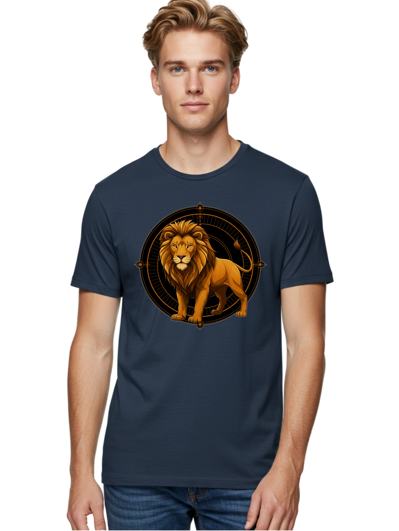 Leo-Zodiac-Sign Men'S Graphic Tee, 100% Cotton, Comfortable Casual Summer Wear, Machine Washable, Vintage Camera, Old Camera, Antique Camera, Black Camera, Classic Photography, Photography Equipment, Nostalgic Device, Film Camera, Camera Art Bam761