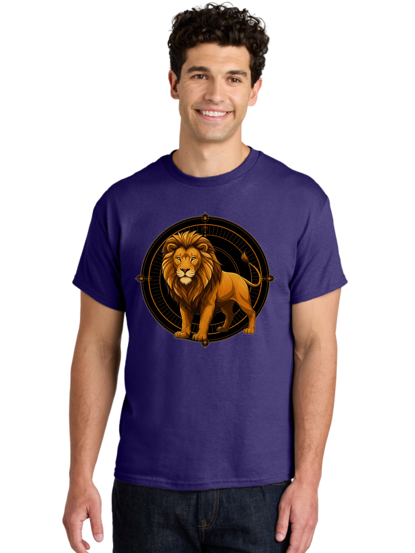 Leo-Zodiac-Sign Men'S Graphic Tee, 100% Cotton, Comfortable Casual Summer Wear, Machine Washable, Vintage Camera, Old Camera, Antique Camera, Black Camera, Classic Photography, Photography Equipment, Nostalgic Device, Film Camera, Camera Art Bam761