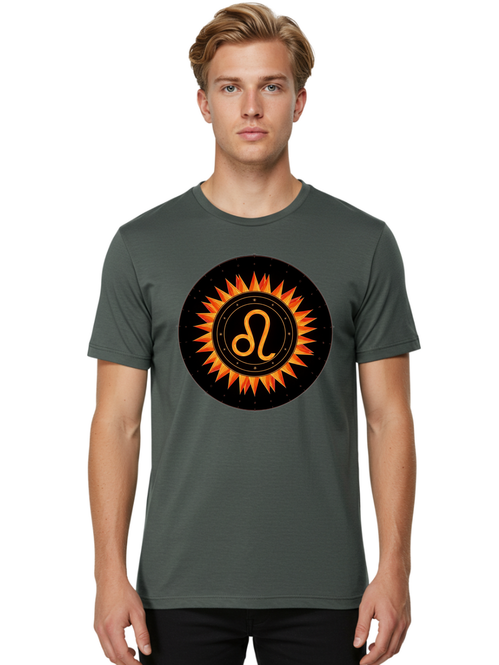 Leo-Zodiac-Symbol Men'S Graphic Tee, 100% Cotton, Comfortable Casual Summer Wear, Machine Washable, Vintage Camera, Old Camera, Antique Camera, Black Camera, Classic Photography, Photography Equipment, Nostalgic Device, Film Camera, Camera Art Bam762