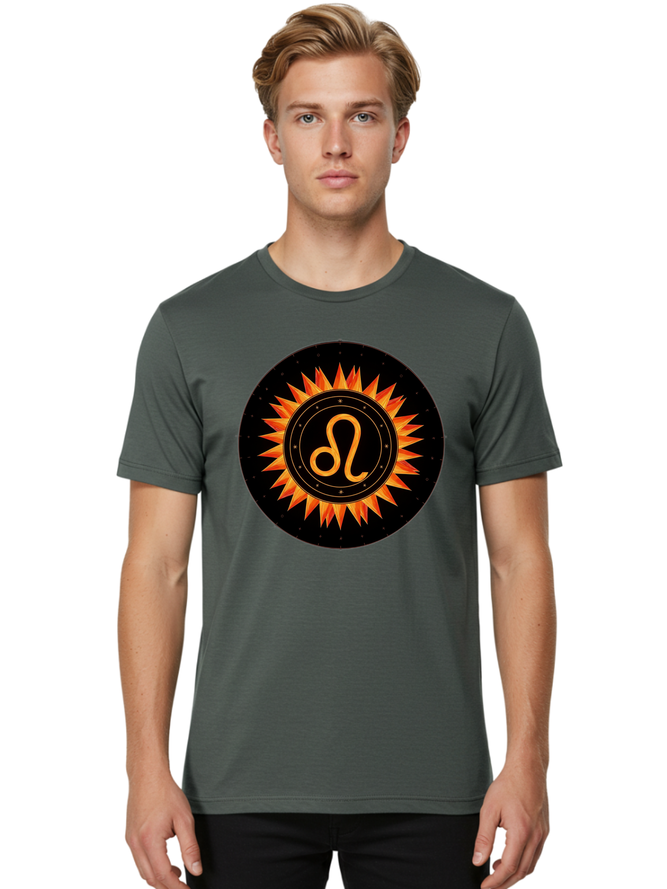 Leo-Zodiac-Symbol Men'S Graphic Tee, 100% Cotton, Comfortable Casual Summer Wear, Machine Washable, Vintage Camera, Old Camera, Antique Camera, Black Camera, Classic Photography, Photography Equipment, Nostalgic Device, Film Camera, Camera Art Bam762