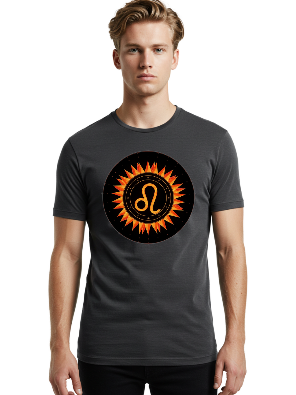 Leo-Zodiac-Symbol Men'S Graphic Tee, 100% Cotton, Comfortable Casual Summer Wear, Machine Washable, Vintage Camera, Old Camera, Antique Camera, Black Camera, Classic Photography, Photography Equipment, Nostalgic Device, Film Camera, Camera Art Bam762