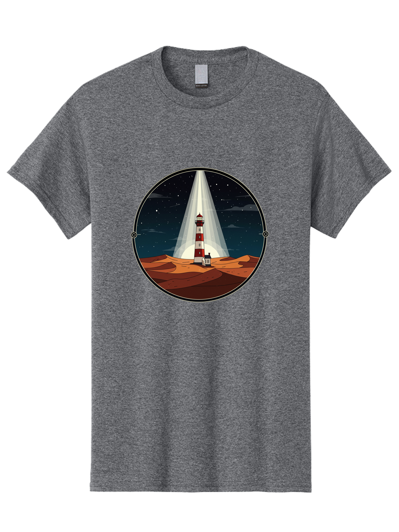 Lighthouse-1 Men'S Graphic Tee, 100% Cotton, Comfortable Casual Summer Wear, Machine Washable, Vintage Camera, Old Camera, Antique Camera, Black Camera, Classic Photography, Photography Equipment, Nostalgic Device, Film Camera, Camera Art Bam768