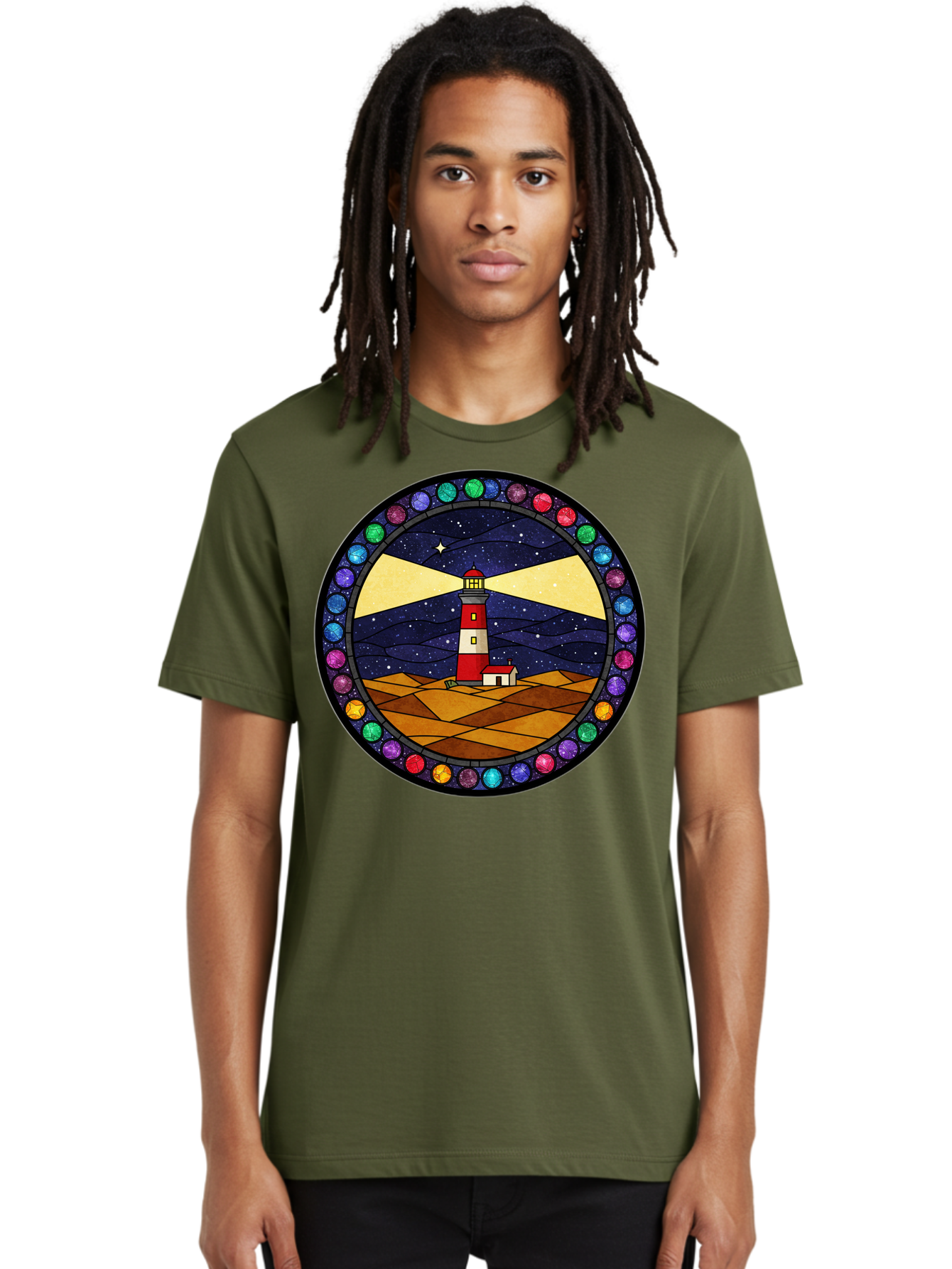 Lighthouse Men'S Graphic Tee, 100% Cotton, Comfortable Casual Summer Wear, Machine Washable, Vintage Camera, Old Camera, Antique Camera, Black Camera, Classic Photography, Photography Equipment, Nostalgic Device, Film Camera, Camera Art Bam770