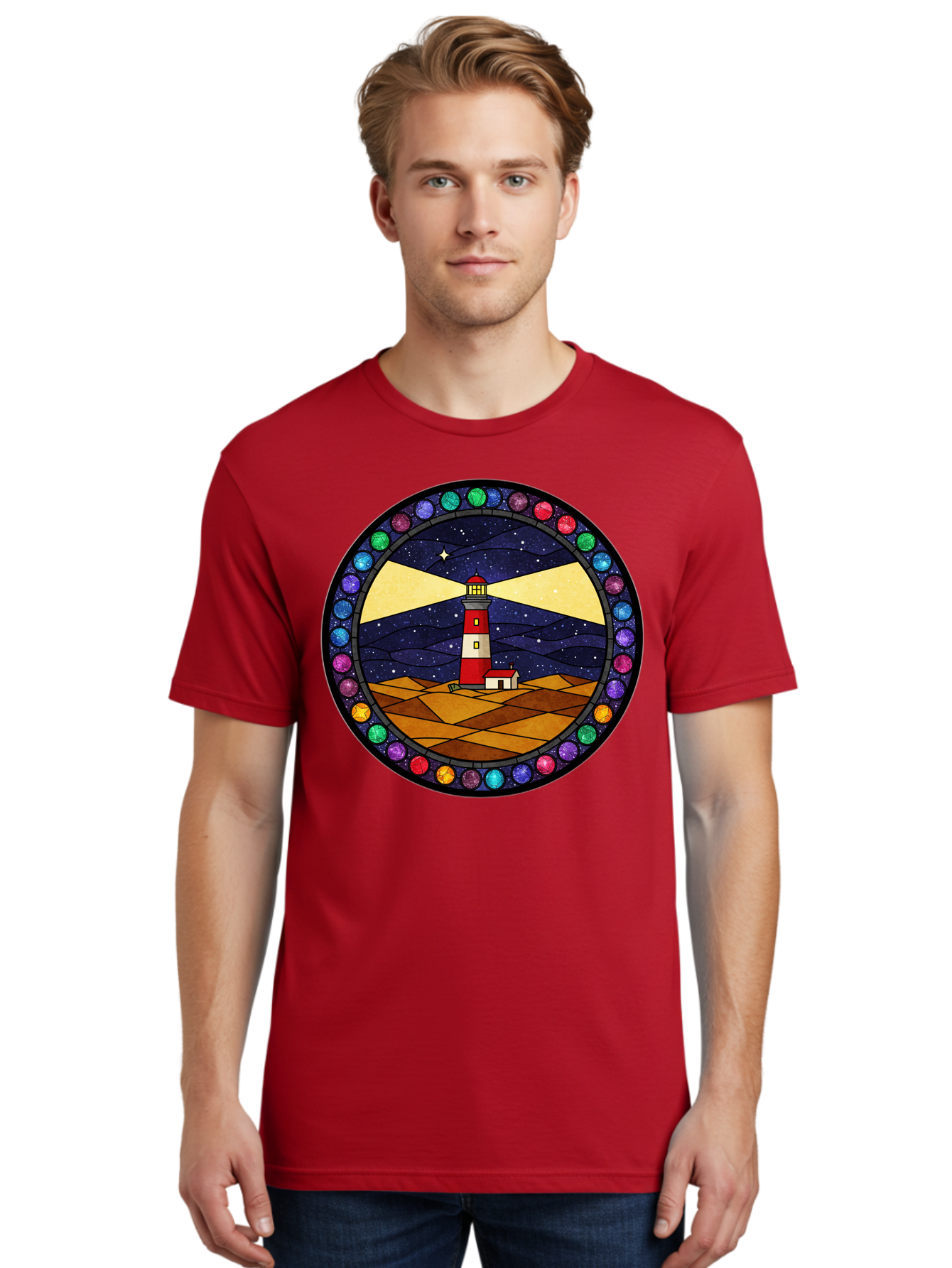 Lighthouse Men'S Graphic Tee, 100% Cotton, Comfortable Casual Summer Wear, Machine Washable, Vintage Camera, Old Camera, Antique Camera, Black Camera, Classic Photography, Photography Equipment, Nostalgic Device, Film Camera, Camera Art Bam770