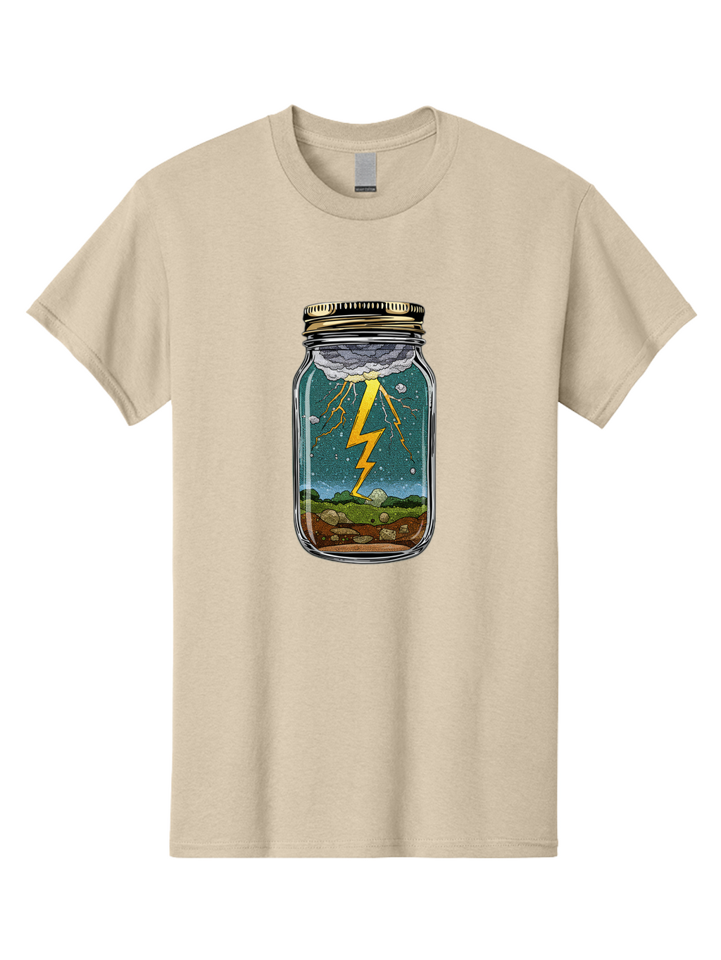 Lightning-In-A-Jar-4 Men'S Graphic Tee, 100% Cotton, Comfortable Casual Summer Wear, Machine Washable, Vintage Camera, Old Camera, Antique Camera, Black Camera, Classic Photography, Photography Equipment, Nostalgic Device, Film Camera, Bam776