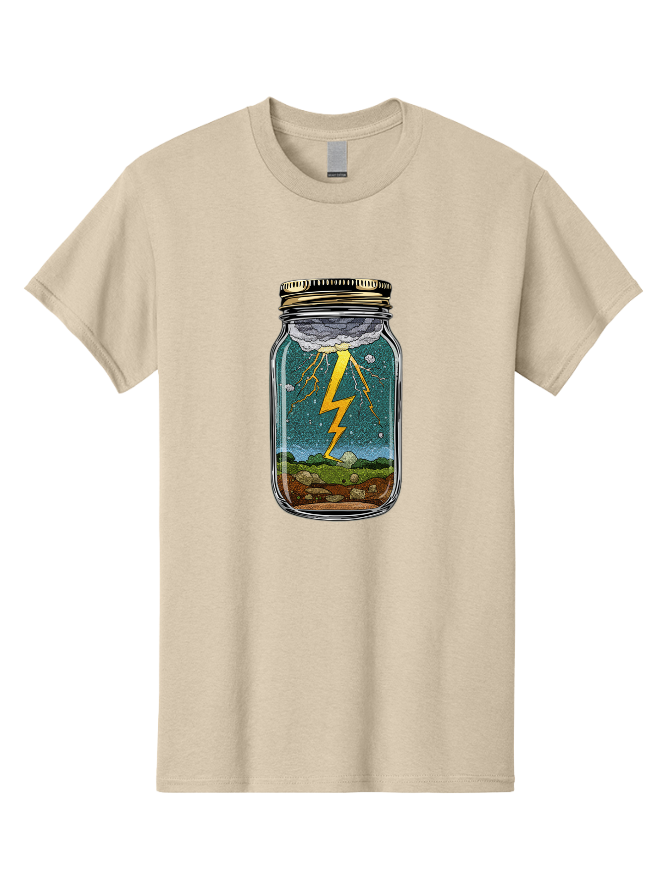 Lightning-In-A-Jar-4 Men'S Graphic Tee, 100% Cotton, Comfortable Casual Summer Wear, Machine Washable, Vintage Camera, Old Camera, Antique Camera, Black Camera, Classic Photography, Photography Equipment, Nostalgic Device, Film Camera, Bam776