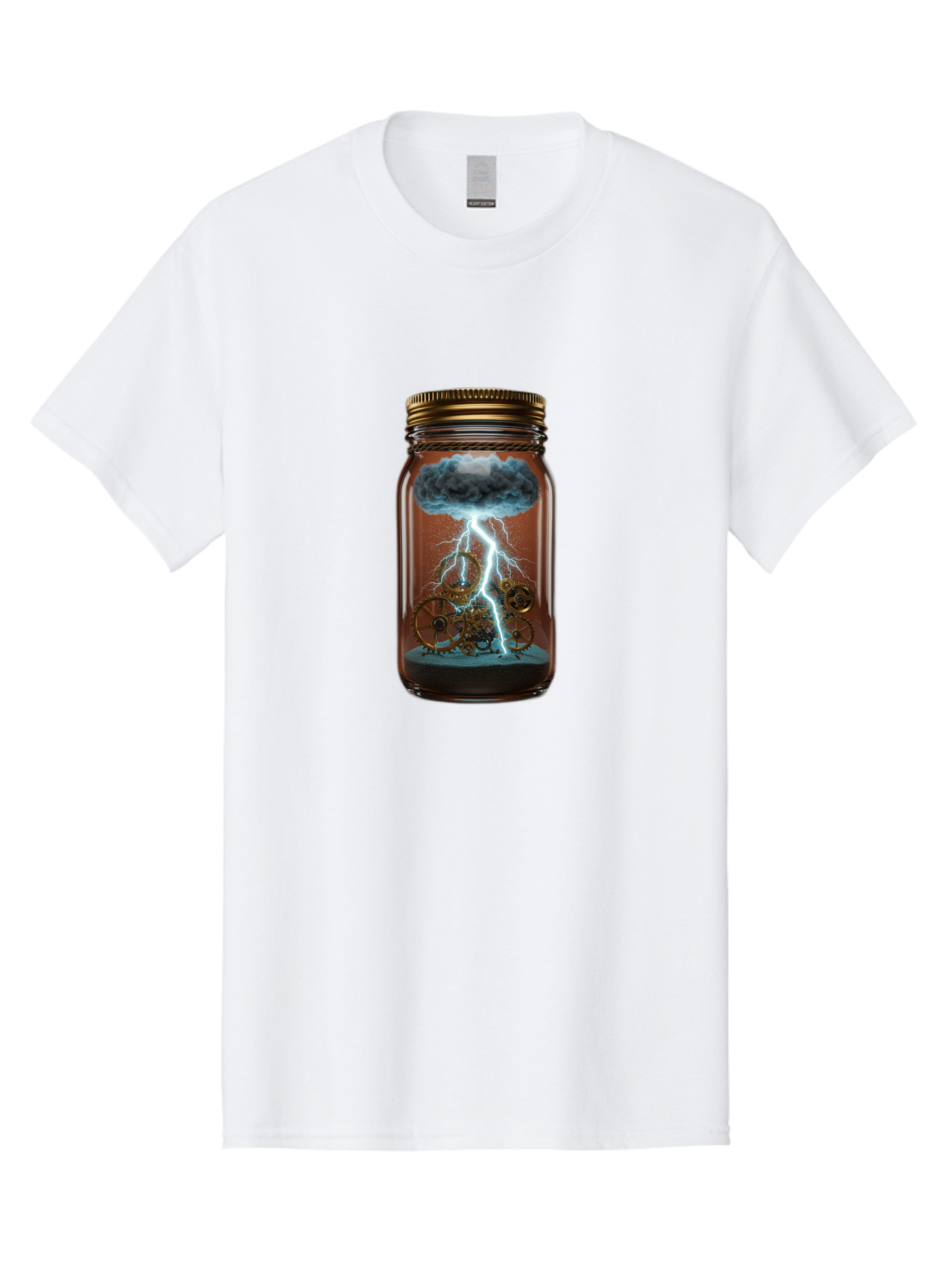 Lightning-In-A-Jar-5 Men'S Graphic Tee, 100% Cotton, Comfortable Casual Summer Wear, Machine Washable, Vintage Camera, Old Camera, Antique Camera, Black Camera, Classic Photography, Photography Equipment, Nostalgic Device, Film Camera, Bam777
