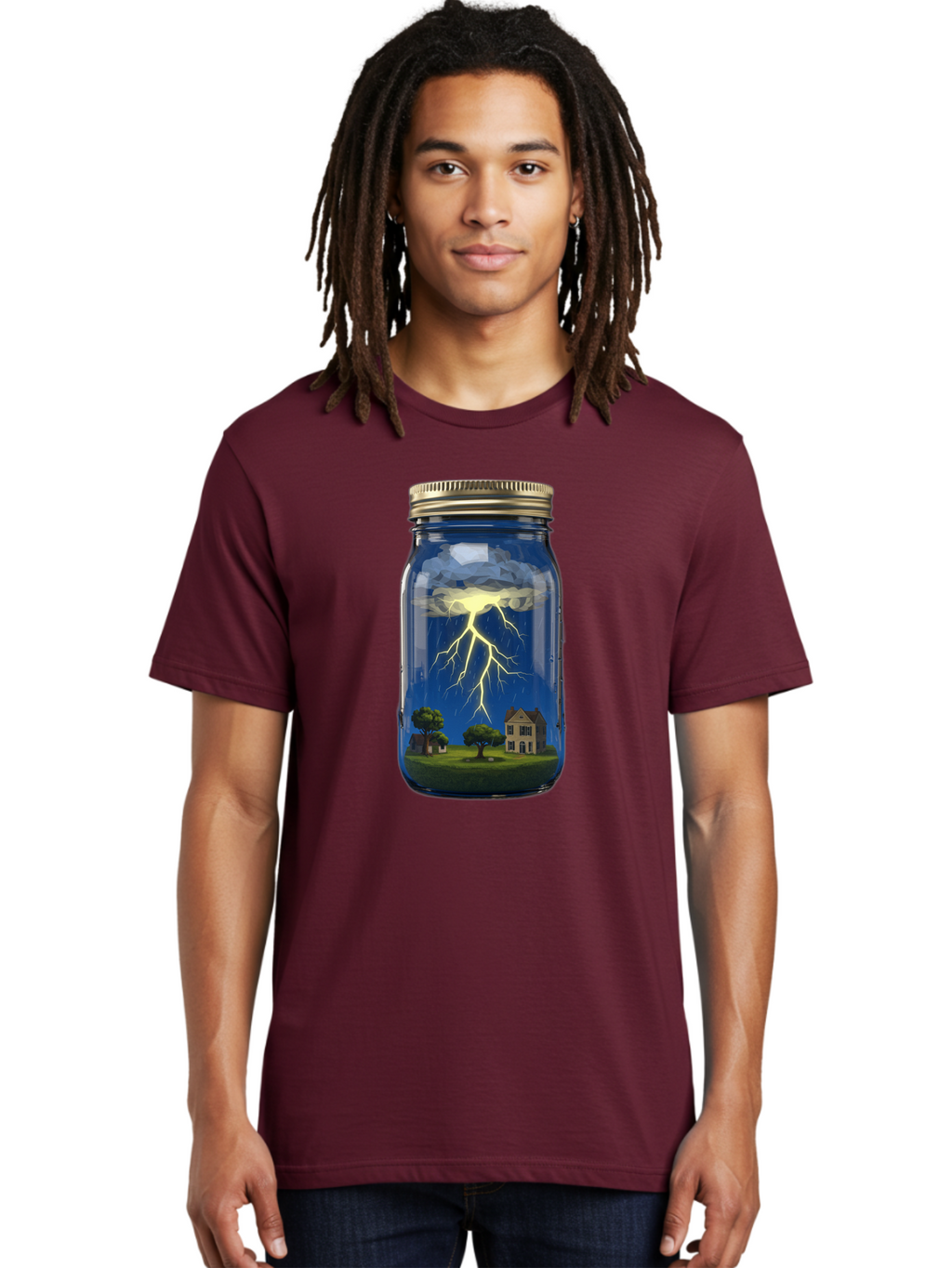 Lightning-In-A-Jar-8 Men'S Graphic Tee, 100% Cotton, Comfortable Casual Summer Wear, Machine Washable, Vintage Camera, Old Camera, Antique Camera, Black Camera, Classic Photography, Photography Equipment, Nostalgic Device, Film Camera, Bam780