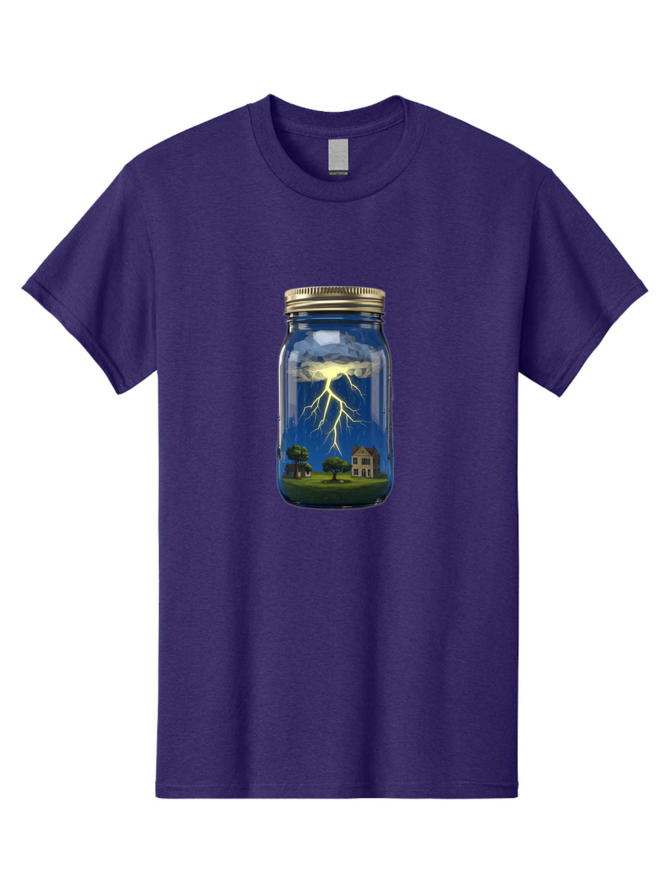 Lightning-In-A-Jar-8 Men'S Graphic Tee, 100% Cotton, Comfortable Casual Summer Wear, Machine Washable, Vintage Camera, Old Camera, Antique Camera, Black Camera, Classic Photography, Photography Equipment, Nostalgic Device, Film Camera, Bam780