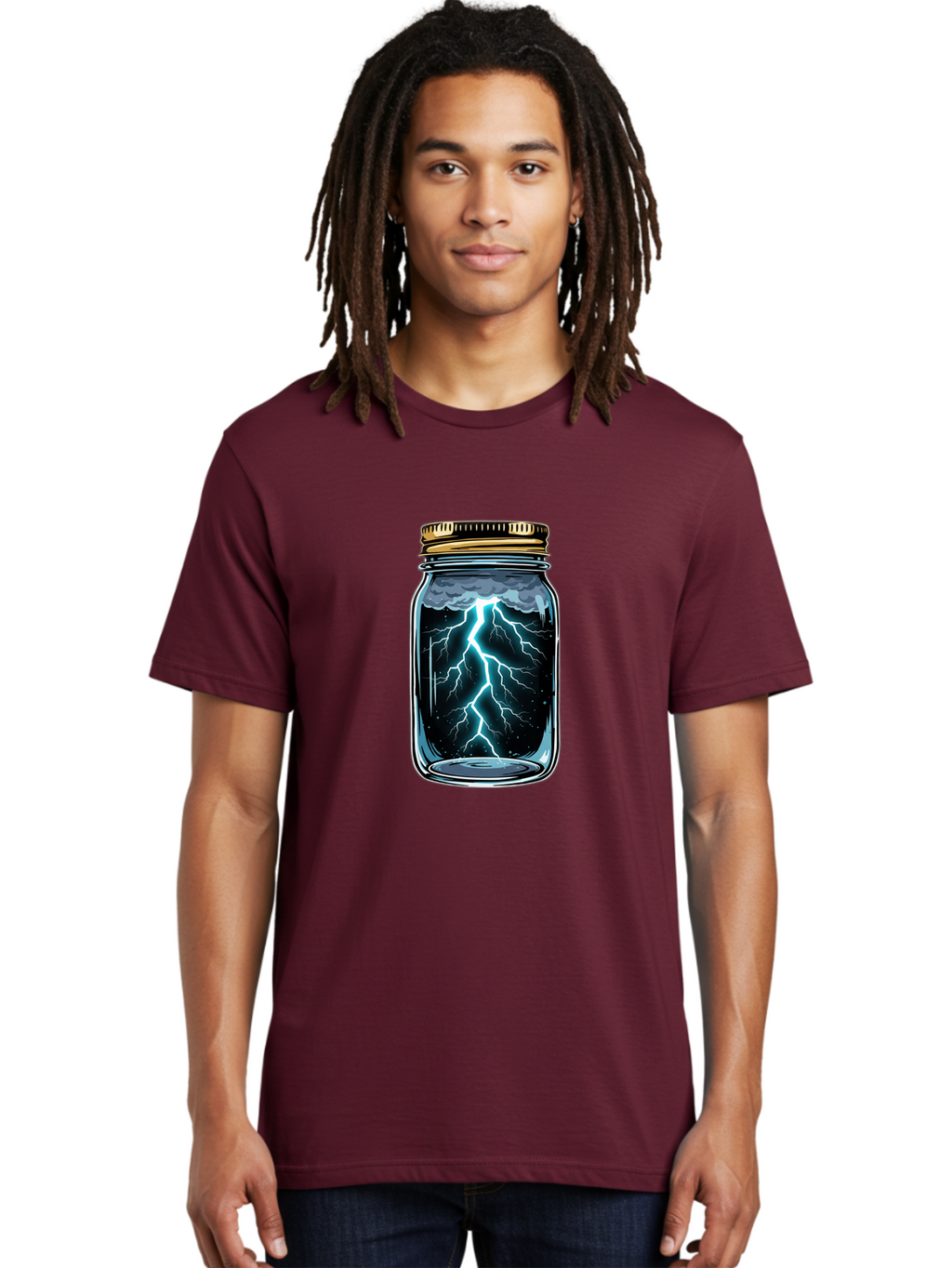 Lightning-In-A-Jar Men'S Graphic Tee, 100% Cotton, Comfortable Casual Summer Wear, Machine Washable, Vintage Camera, Old Camera, Antique Camera, Black Camera, Classic Photography, Photography Equipment, Nostalgic Device, Film Camera, Bam781