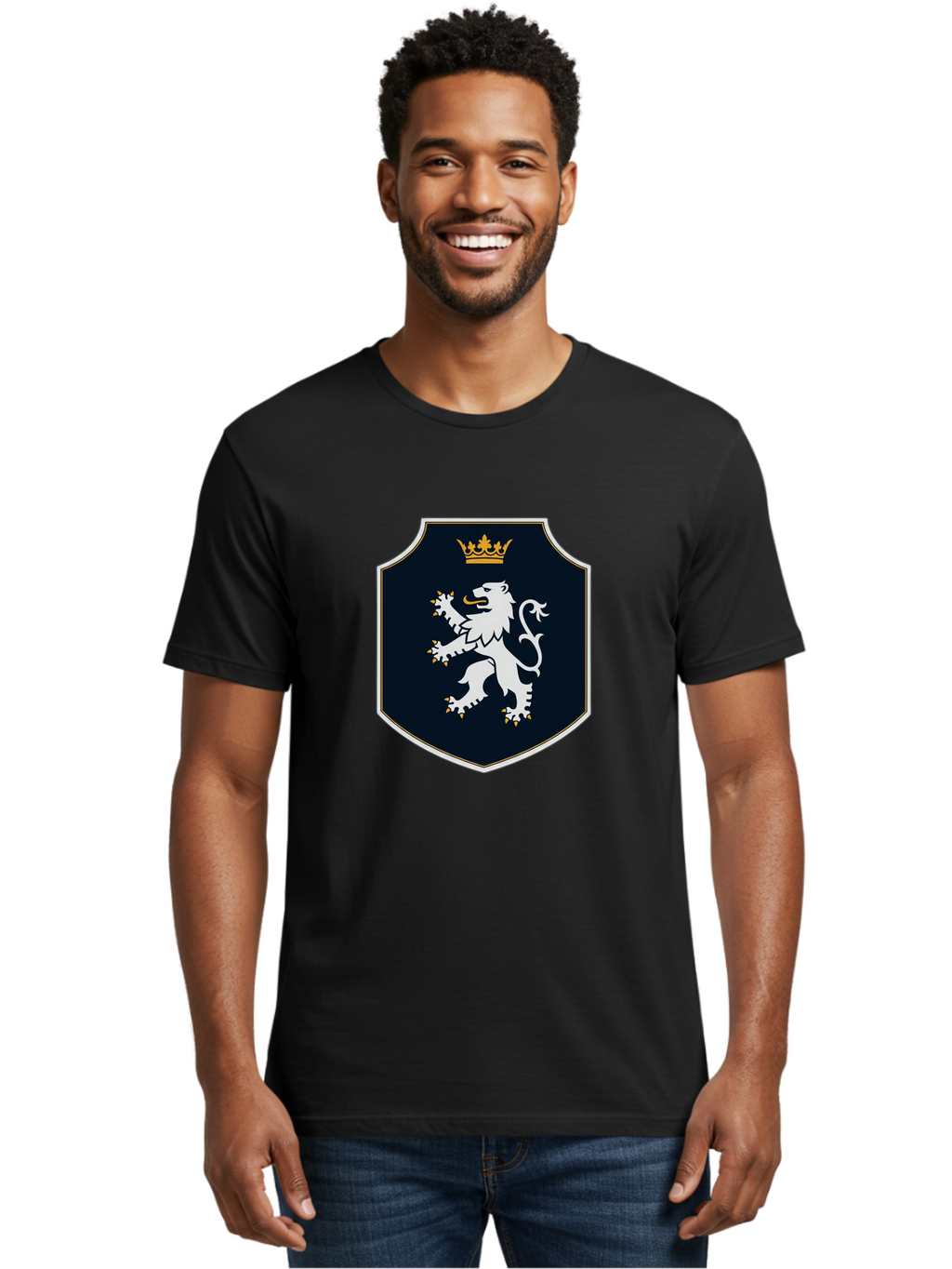 Lion-Crest Men'S Graphic Tee, 100% Cotton, Comfortable Casual Summer Wear, Machine Washable, Vintage Camera, Old Camera, Antique Camera, Black Camera, Classic Photography, Photography Equipment, Nostalgic Device, Film Camera, Camera Art Bam784