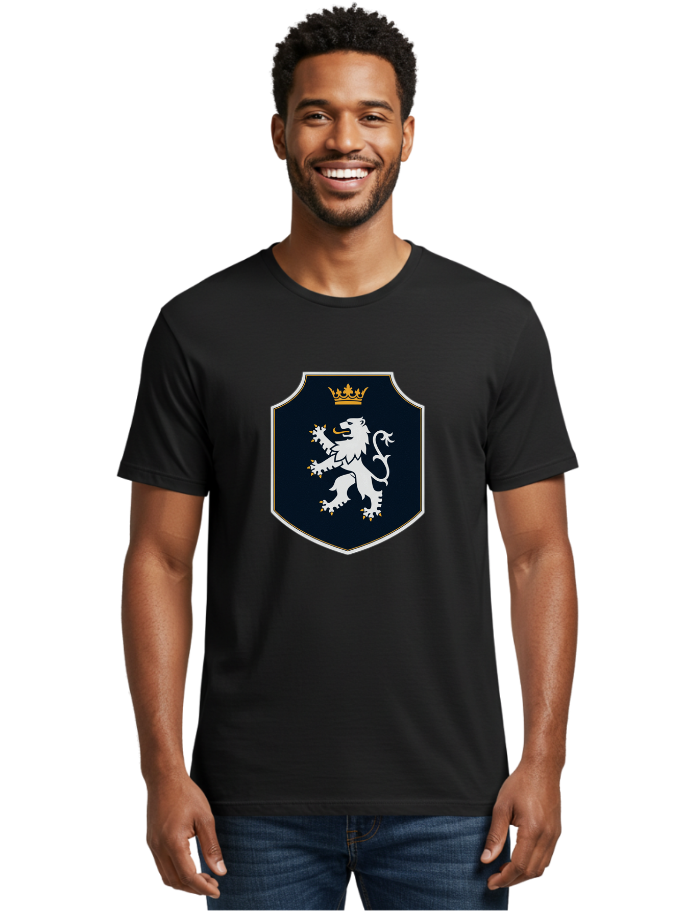 Lion-Crest Men'S Graphic Tee, 100% Cotton, Comfortable Casual Summer Wear, Machine Washable, Vintage Camera, Old Camera, Antique Camera, Black Camera, Classic Photography, Photography Equipment, Nostalgic Device, Film Camera, Camera Art Bam784