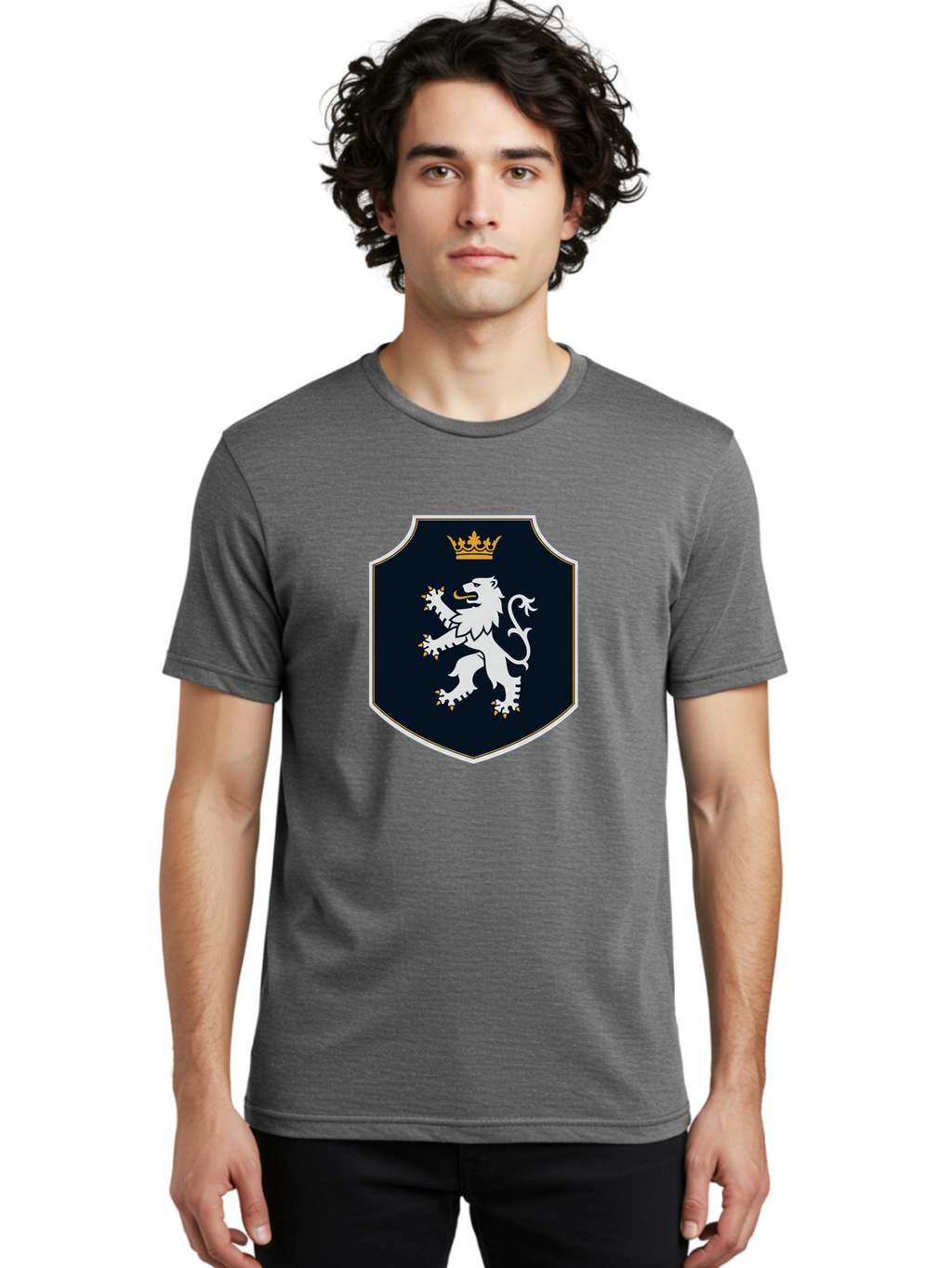 Lion-Crest Men'S Graphic Tee, 100% Cotton, Comfortable Casual Summer Wear, Machine Washable, Vintage Camera, Old Camera, Antique Camera, Black Camera, Classic Photography, Photography Equipment, Nostalgic Device, Film Camera, Camera Art Bam784