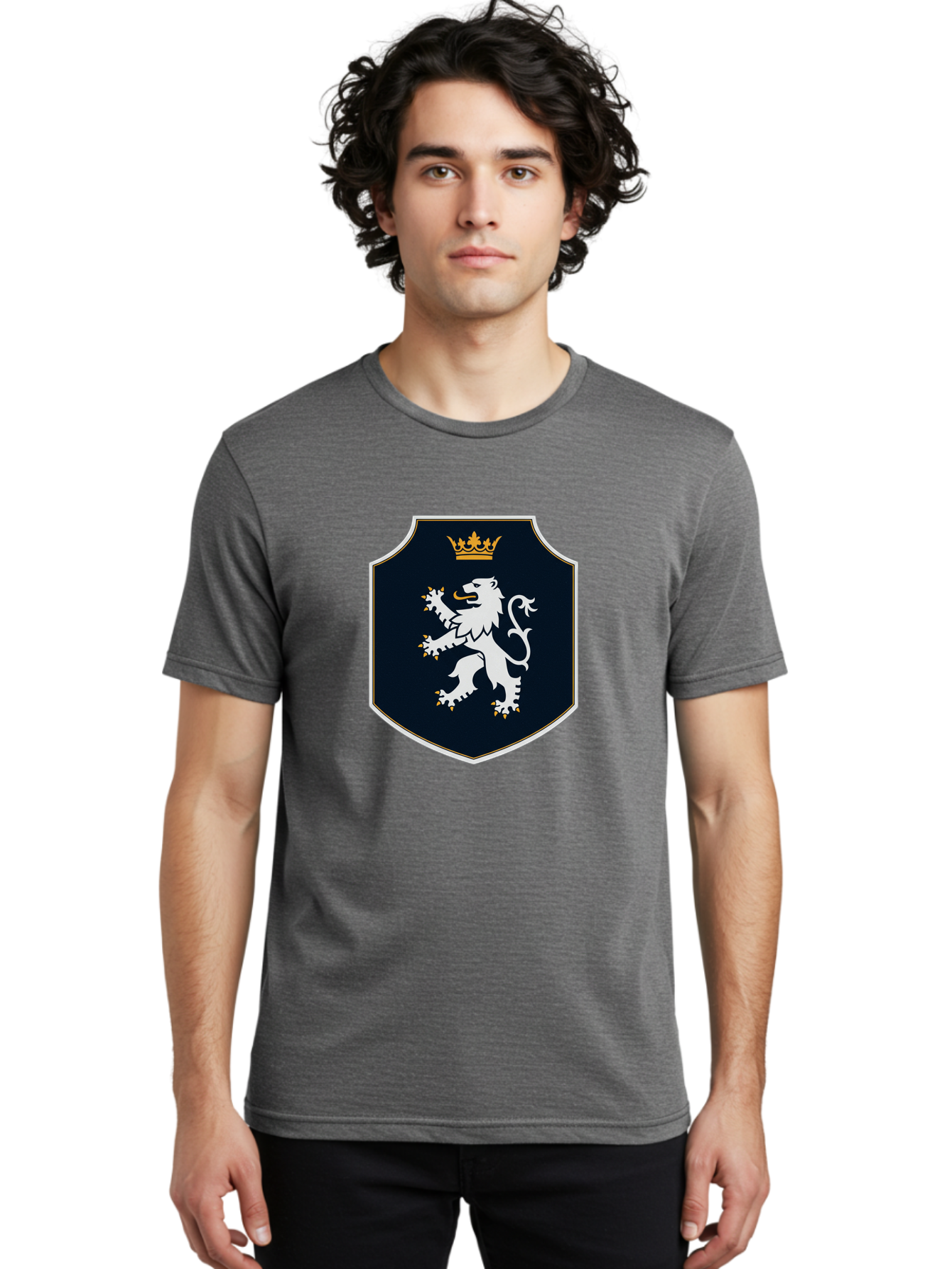 Lion-Crest Men'S Graphic Tee, 100% Cotton, Comfortable Casual Summer Wear, Machine Washable, Vintage Camera, Old Camera, Antique Camera, Black Camera, Classic Photography, Photography Equipment, Nostalgic Device, Film Camera, Camera Art Bam784