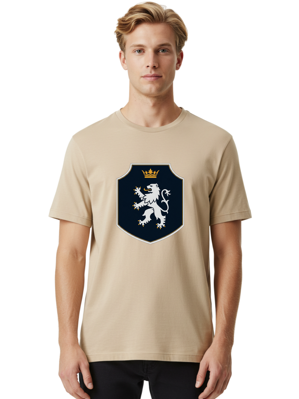 Lion-Crest Men'S Graphic Tee, 100% Cotton, Comfortable Casual Summer Wear, Machine Washable, Vintage Camera, Old Camera, Antique Camera, Black Camera, Classic Photography, Photography Equipment, Nostalgic Device, Film Camera, Camera Art Bam784