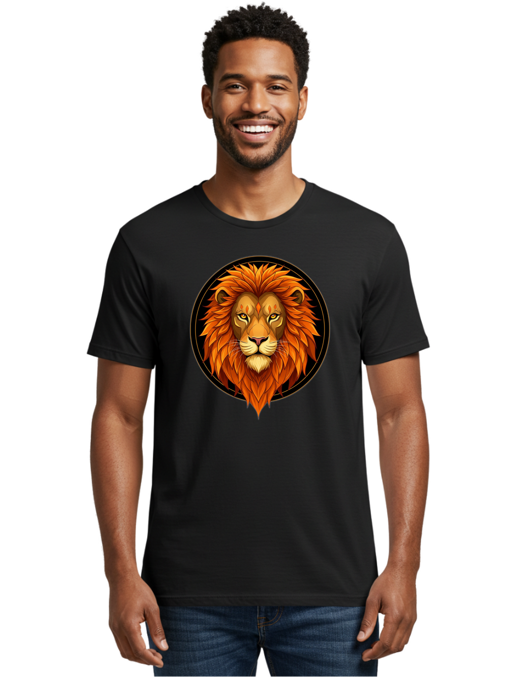 Lion-Head-Logo Men'S Graphic Tee, 100% Cotton, Comfortable Casual Summer Wear, Machine Washable, Vintage Camera, Old Camera, Antique Camera, Black Camera, Classic Photography, Photography Equipment, Nostalgic Device, Film Camera, Camera Art Bam786