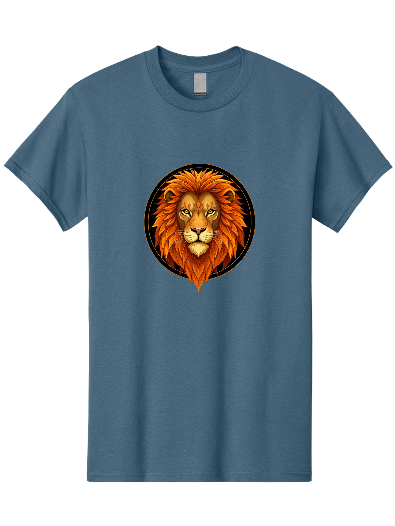 Lion-Head-Logo Men'S Graphic Tee, 100% Cotton, Comfortable Casual Summer Wear, Machine Washable, Vintage Camera, Old Camera, Antique Camera, Black Camera, Classic Photography, Photography Equipment, Nostalgic Device, Film Camera, Camera Art Bam786