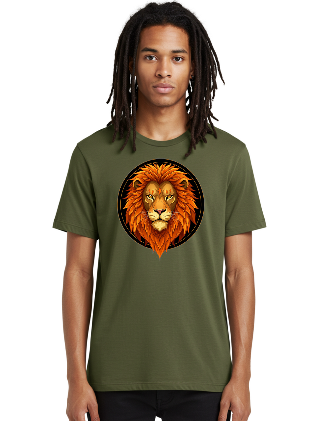 Lion-Head-Logo Men'S Graphic Tee, 100% Cotton, Comfortable Casual Summer Wear, Machine Washable, Vintage Camera, Old Camera, Antique Camera, Black Camera, Classic Photography, Photography Equipment, Nostalgic Device, Film Camera, Camera Art Bam786