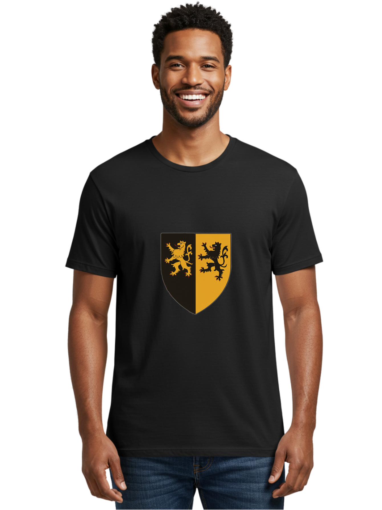 Lion-Shield Men'S Graphic Tee, 100% Cotton, Comfortable Casual Summer Wear, Machine Washable, Vintage Camera, Old Camera, Antique Camera, Black Camera, Classic Photography, Photography Equipment, Nostalgic Device, Film Camera, Camera Art Bam788