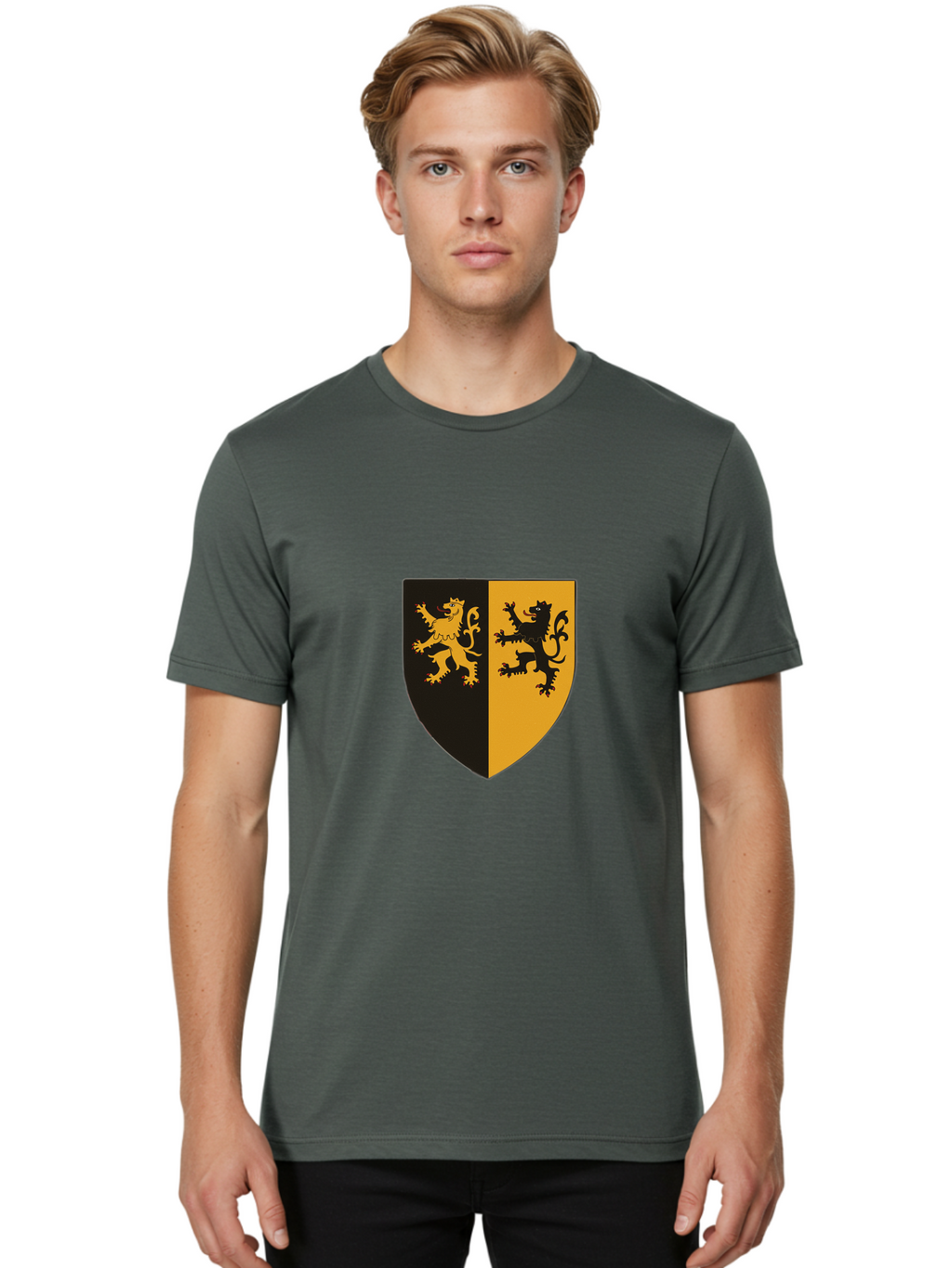 Lion-Shield Men'S Graphic Tee, 100% Cotton, Comfortable Casual Summer Wear, Machine Washable, Vintage Camera, Old Camera, Antique Camera, Black Camera, Classic Photography, Photography Equipment, Nostalgic Device, Film Camera, Camera Art Bam788