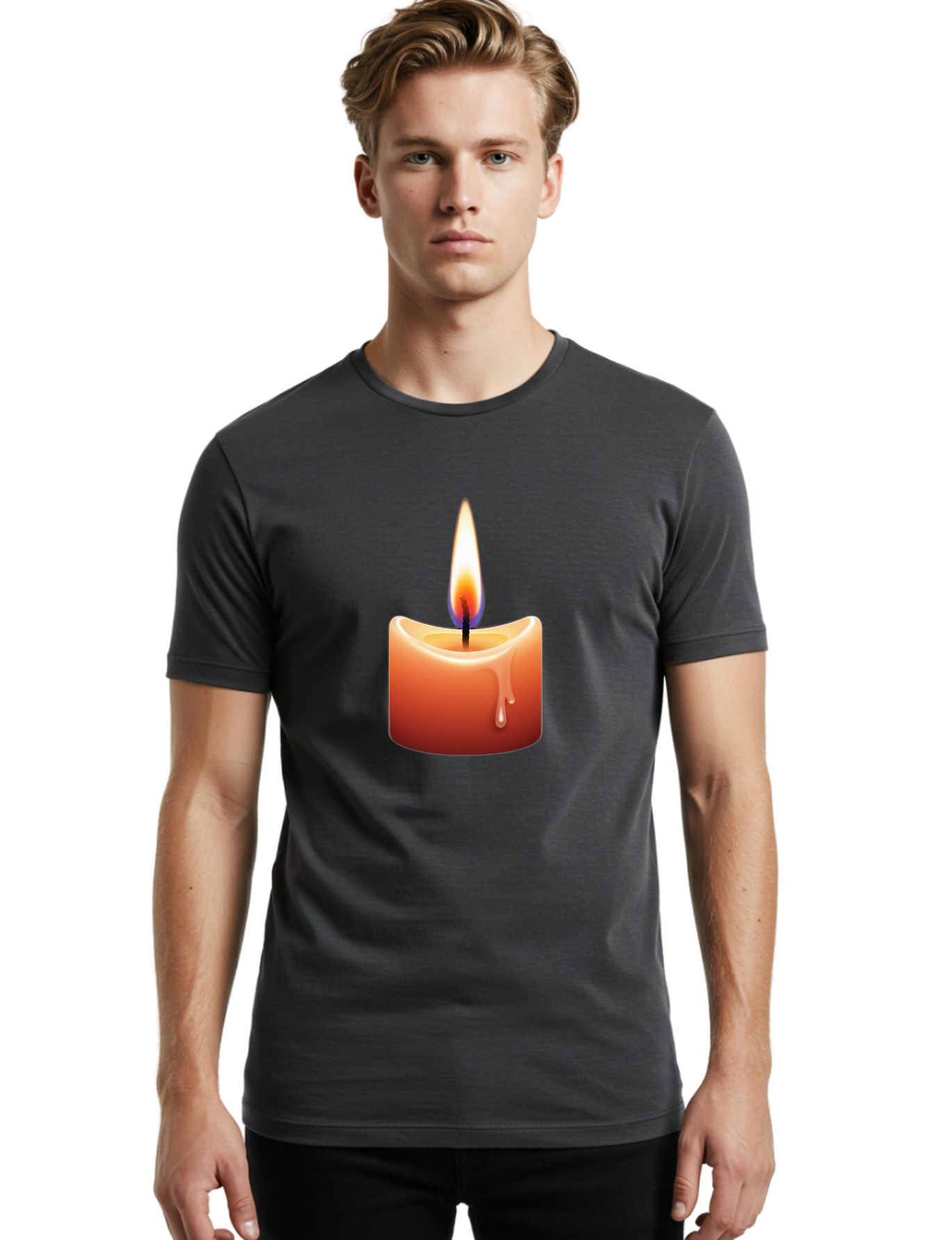 Lit-Candle Men'S Graphic Tee, 100% Cotton, Comfortable Casual Summer Wear, Machine Washable, Vintage Camera, Old Camera, Antique Camera, Black Camera, Classic Photography, Photography Equipment, Nostalgic Device, Film Camera, Camera Art Bam790