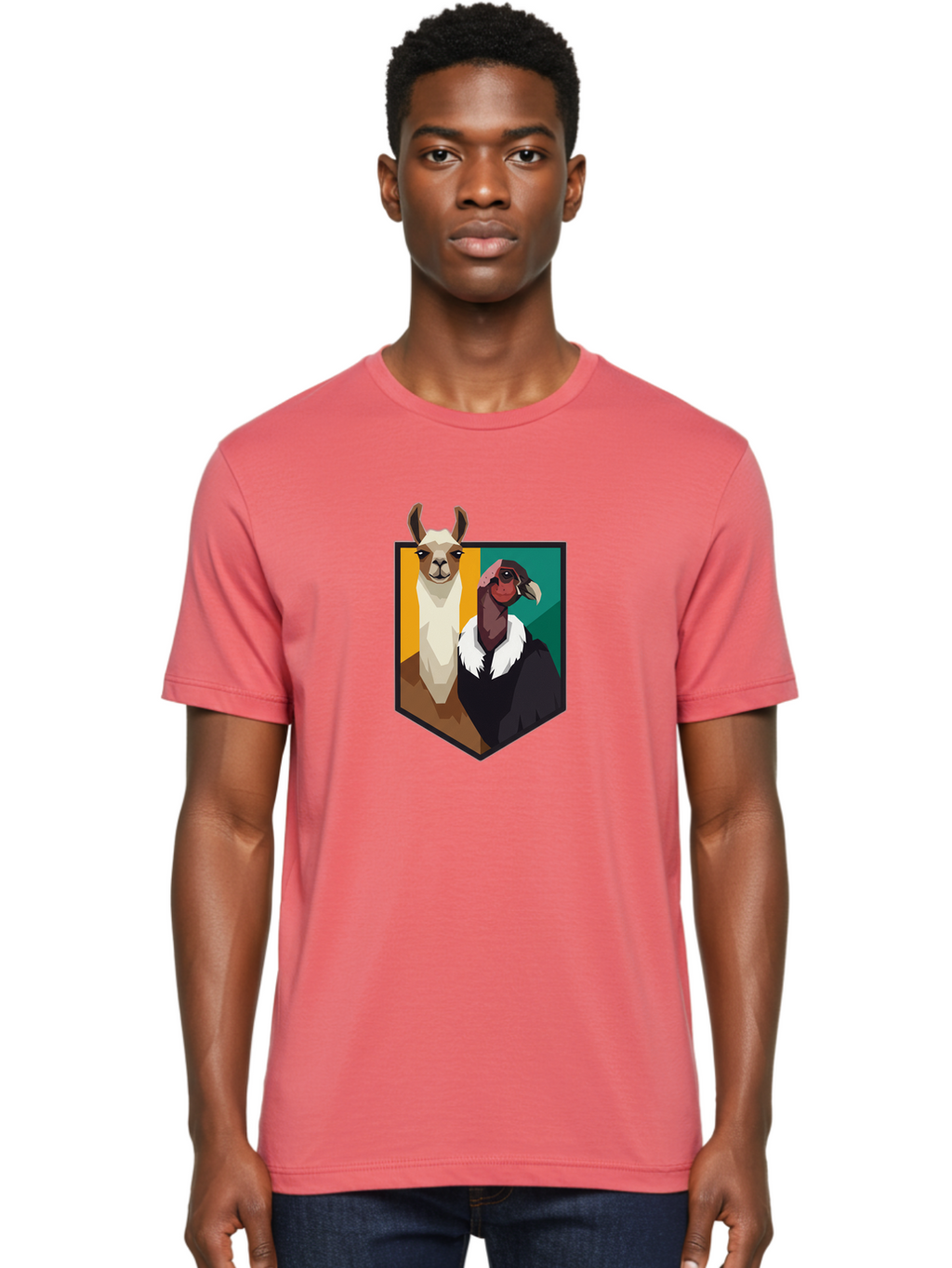 Llama-And-Goat Men'S Graphic Tee, 100% Cotton, Comfortable Casual Summer Wear, Machine Washable, Vintage Camera, Old Camera, Antique Camera, Black Camera, Classic Photography, Photography Equipment, Nostalgic Device, Film Camera, Camera Art Bam796