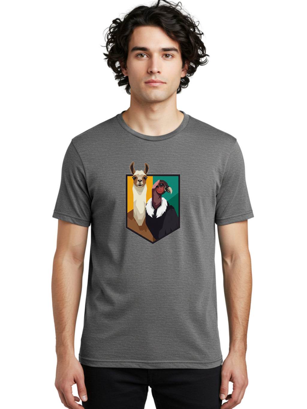 Llama-And-Goat Men'S Graphic Tee, 100% Cotton, Comfortable Casual Summer Wear, Machine Washable, Vintage Camera, Old Camera, Antique Camera, Black Camera, Classic Photography, Photography Equipment, Nostalgic Device, Film Camera, Camera Art Bam796