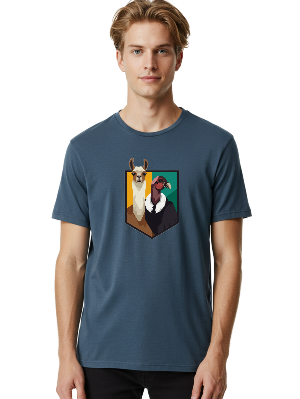Llama-And-Goat Men'S Graphic Tee, 100% Cotton, Comfortable Casual Summer Wear, Machine Washable, Vintage Camera, Old Camera, Antique Camera, Black Camera, Classic Photography, Photography Equipment, Nostalgic Device, Film Camera, Camera Art Bam796