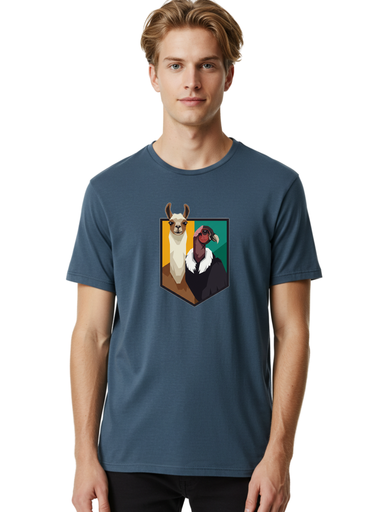 Llama-And-Goat Men'S Graphic Tee, 100% Cotton, Comfortable Casual Summer Wear, Machine Washable, Vintage Camera, Old Camera, Antique Camera, Black Camera, Classic Photography, Photography Equipment, Nostalgic Device, Film Camera, Camera Art Bam796