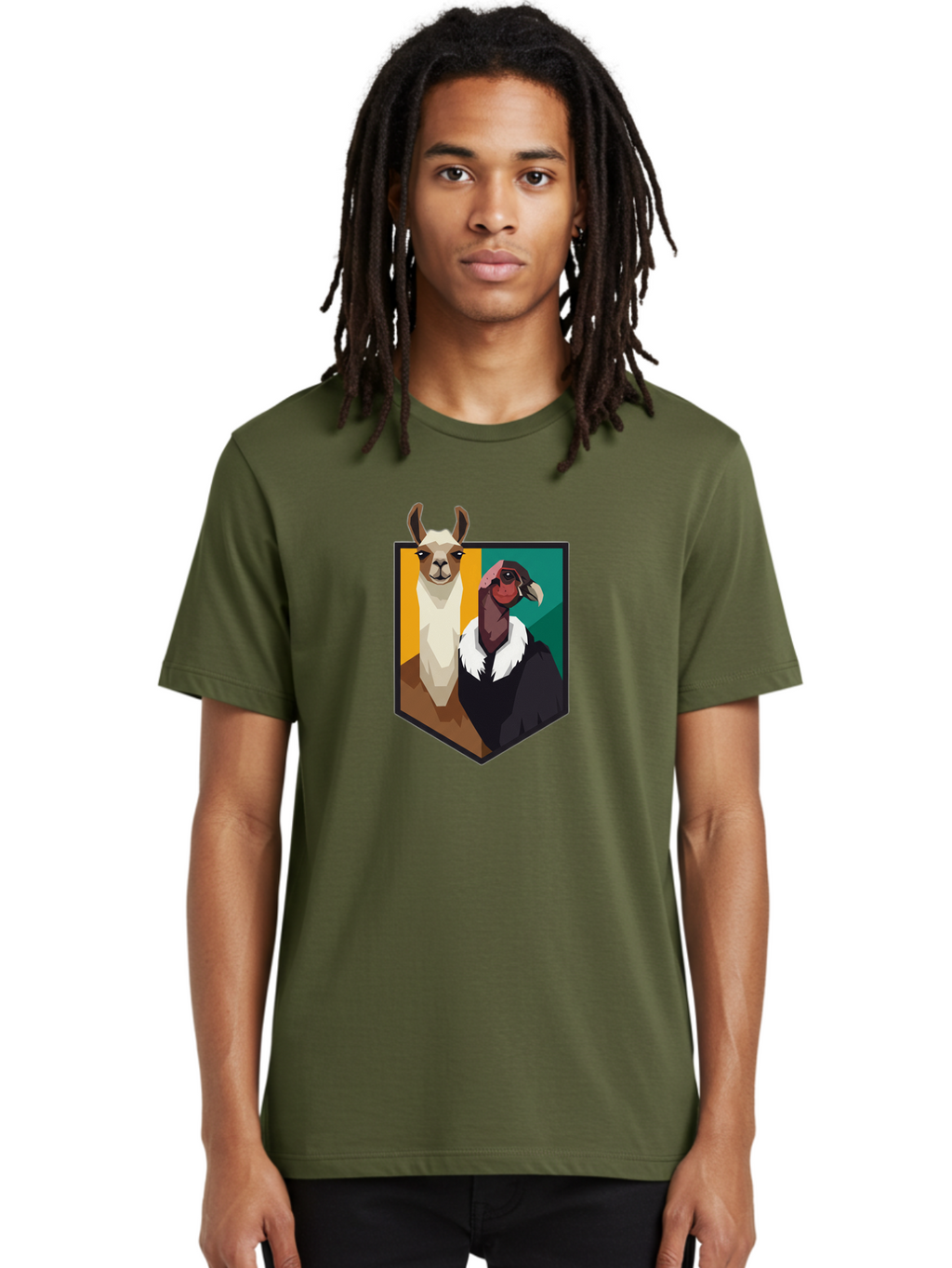 Llama-And-Goat Men'S Graphic Tee, 100% Cotton, Comfortable Casual Summer Wear, Machine Washable, Vintage Camera, Old Camera, Antique Camera, Black Camera, Classic Photography, Photography Equipment, Nostalgic Device, Film Camera, Camera Art Bam796