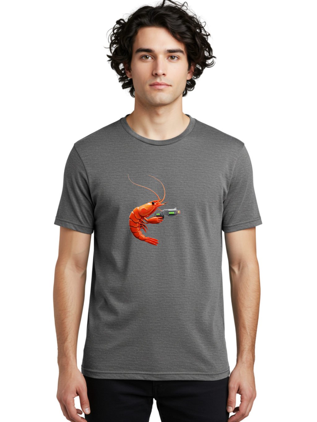 Lobster-With-Gun Men'S Graphic Tee, 100% Cotton, Comfortable Casual Summer Wear, Machine Washable, Vintage Camera, Old Camera, Antique Camera, Black Camera, Classic Photography, Photography Equipment, Nostalgic Device, Film Camera, Camera Art Bam798