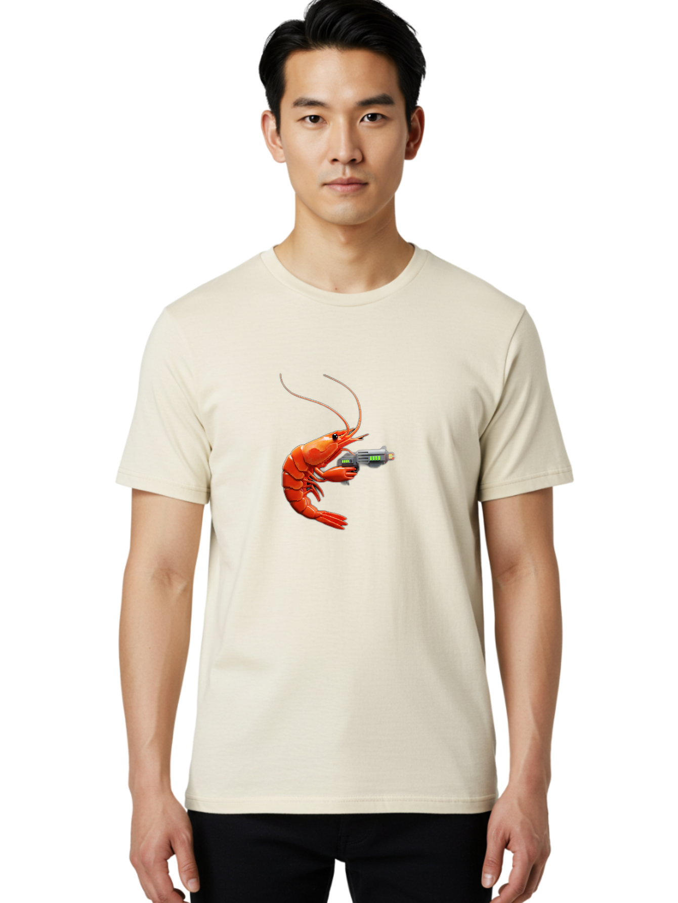 Lobster-With-Gun Men'S Graphic Tee, 100% Cotton, Comfortable Casual Summer Wear, Machine Washable, Vintage Camera, Old Camera, Antique Camera, Black Camera, Classic Photography, Photography Equipment, Nostalgic Device, Film Camera, Camera Art Bam798