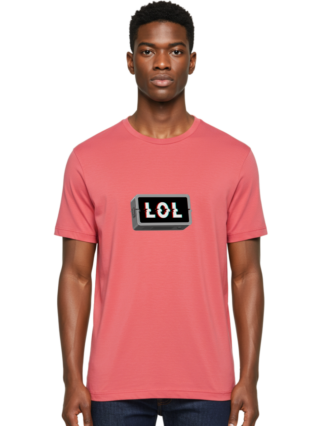 Lol-1 Men'S Graphic Tee, 100% Cotton, Comfortable Casual Summer Wear, Machine Washable, Vintage Camera, Old Camera, Antique Camera, Black Camera, Classic Photography, Photography Equipment, Nostalgic Device, Film Camera, Camera Art Bam799
