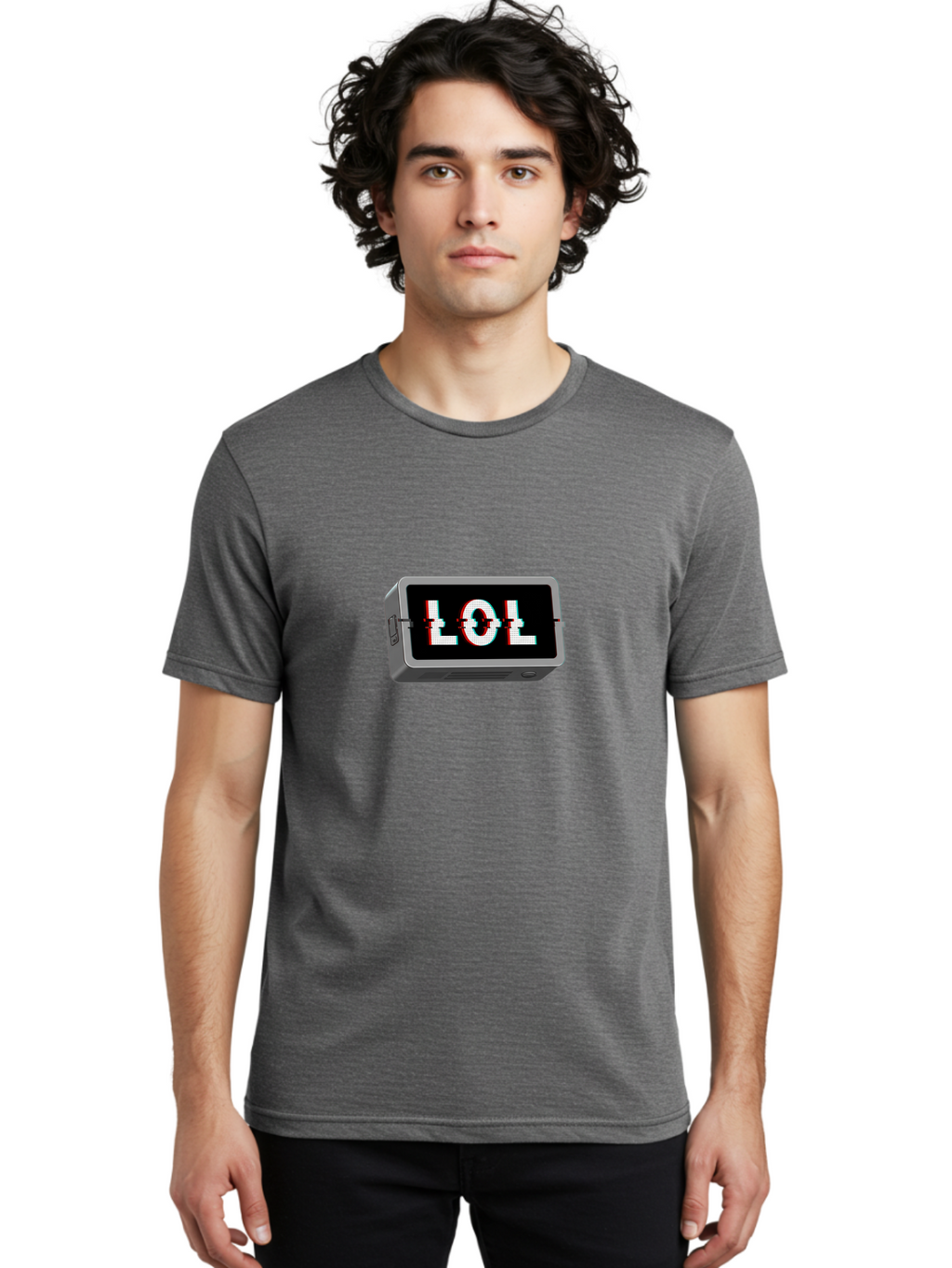 Lol-1 Men'S Graphic Tee, 100% Cotton, Comfortable Casual Summer Wear, Machine Washable, Vintage Camera, Old Camera, Antique Camera, Black Camera, Classic Photography, Photography Equipment, Nostalgic Device, Film Camera, Camera Art Bam799