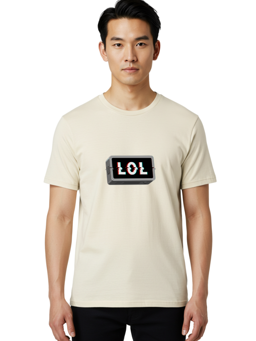 Lol-1 Men'S Graphic Tee, 100% Cotton, Comfortable Casual Summer Wear, Machine Washable, Vintage Camera, Old Camera, Antique Camera, Black Camera, Classic Photography, Photography Equipment, Nostalgic Device, Film Camera, Camera Art Bam799