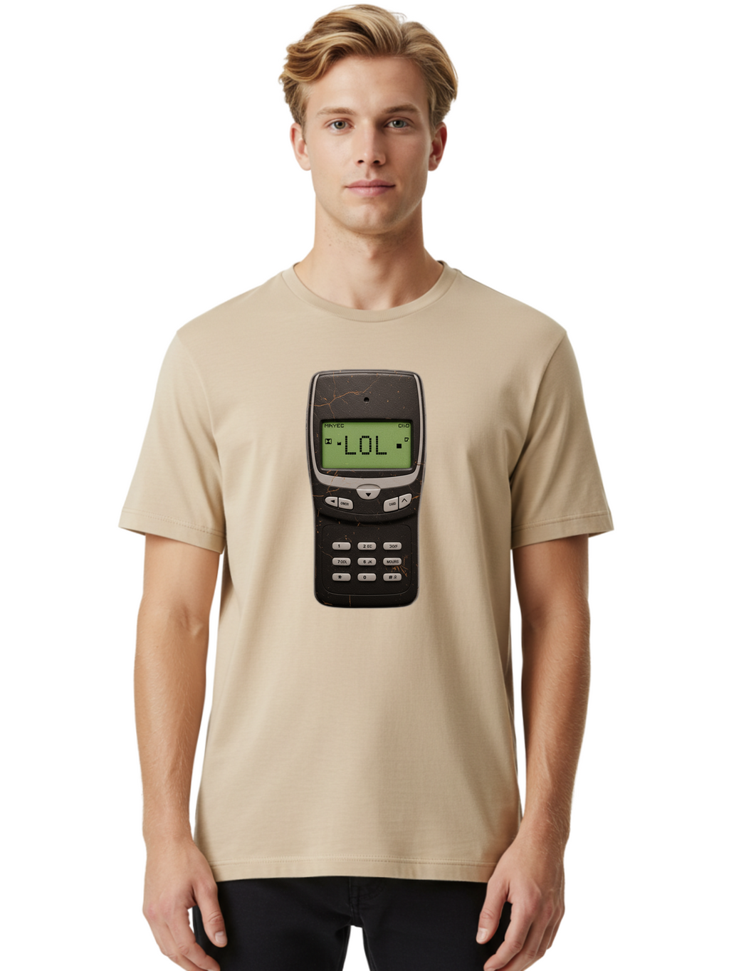 Lol-Cellphone Men'S Graphic Tee, 100% Cotton, Comfortable Casual Summer Wear, Machine Washable, Vintage Camera, Old Camera, Antique Camera, Black Camera, Classic Photography, Photography Equipment, Nostalgic Device, Film Camera, Camera Art Bam801