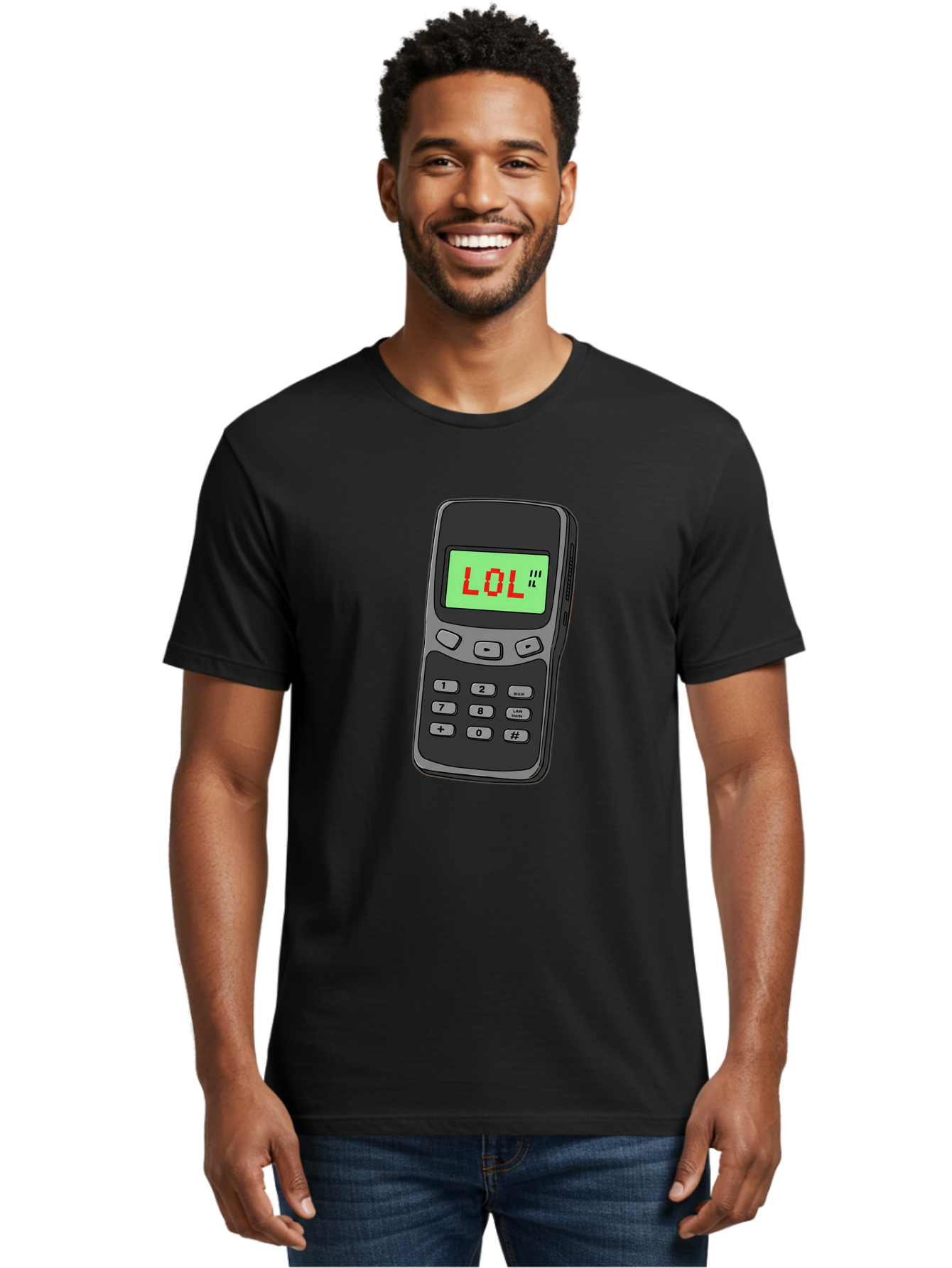 Lol-Pager-2 Men'S Graphic Tee, 100% Cotton, Comfortable Casual Summer Wear, Machine Washable, Vintage Camera, Old Camera, Antique Camera, Black Camera, Classic Photography, Photography Equipment, Nostalgic Device, Film Camera, Camera Art Bam803