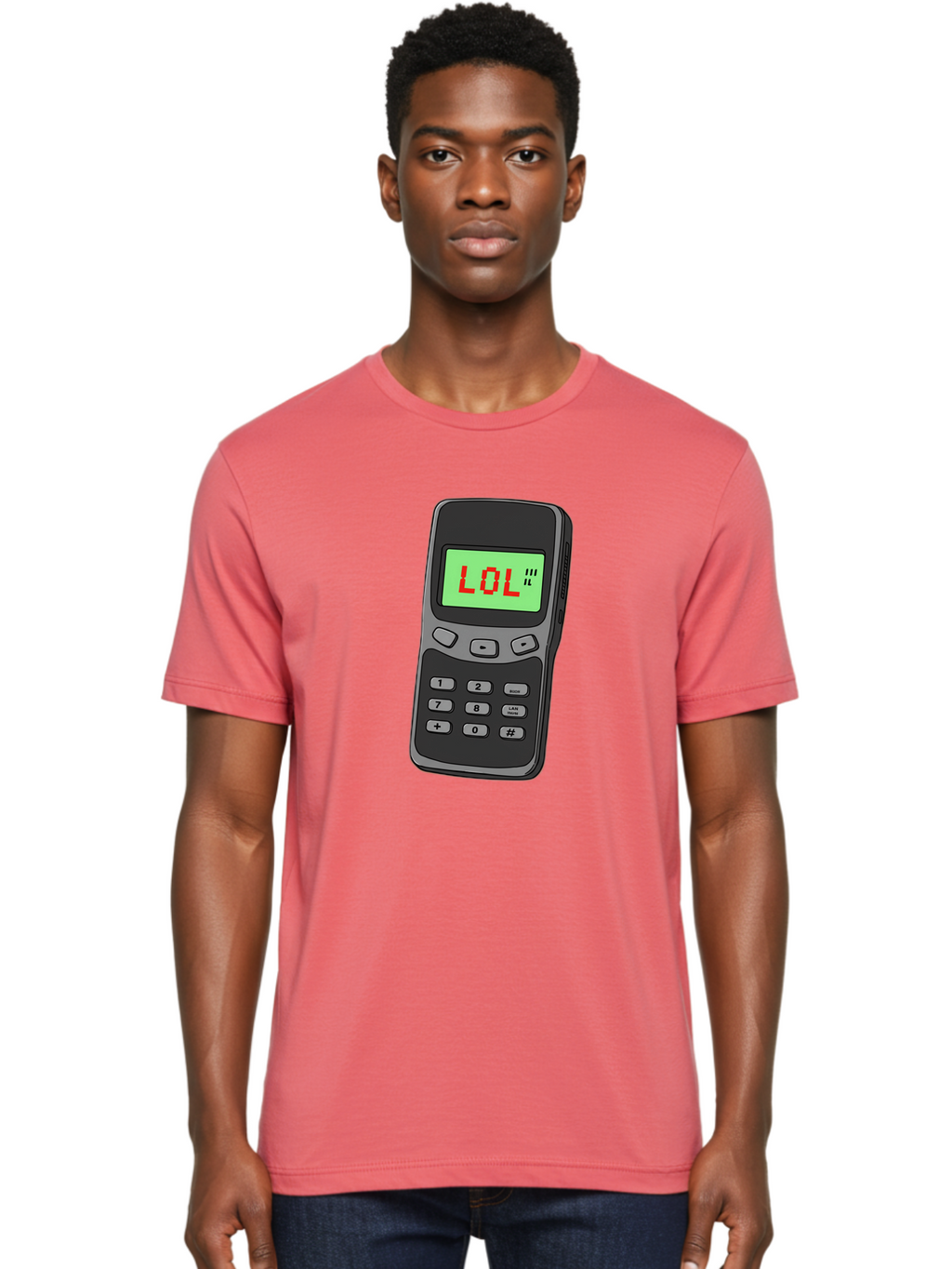 Lol-Pager-2 Men'S Graphic Tee, 100% Cotton, Comfortable Casual Summer Wear, Machine Washable, Vintage Camera, Old Camera, Antique Camera, Black Camera, Classic Photography, Photography Equipment, Nostalgic Device, Film Camera, Camera Art Bam803