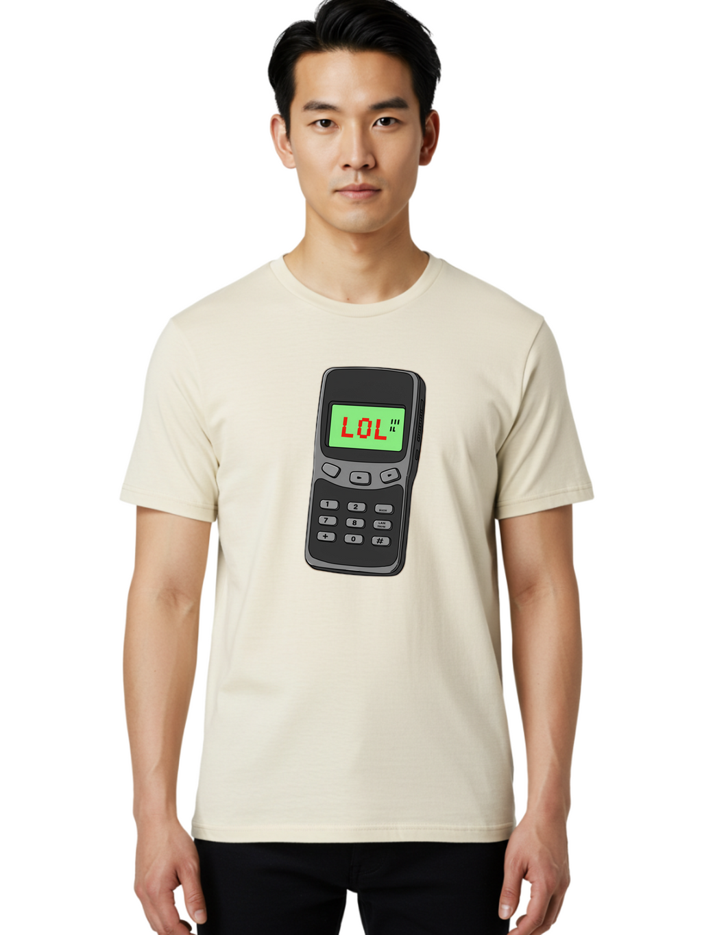 Lol-Pager-2 Men'S Graphic Tee, 100% Cotton, Comfortable Casual Summer Wear, Machine Washable, Vintage Camera, Old Camera, Antique Camera, Black Camera, Classic Photography, Photography Equipment, Nostalgic Device, Film Camera, Camera Art Bam803