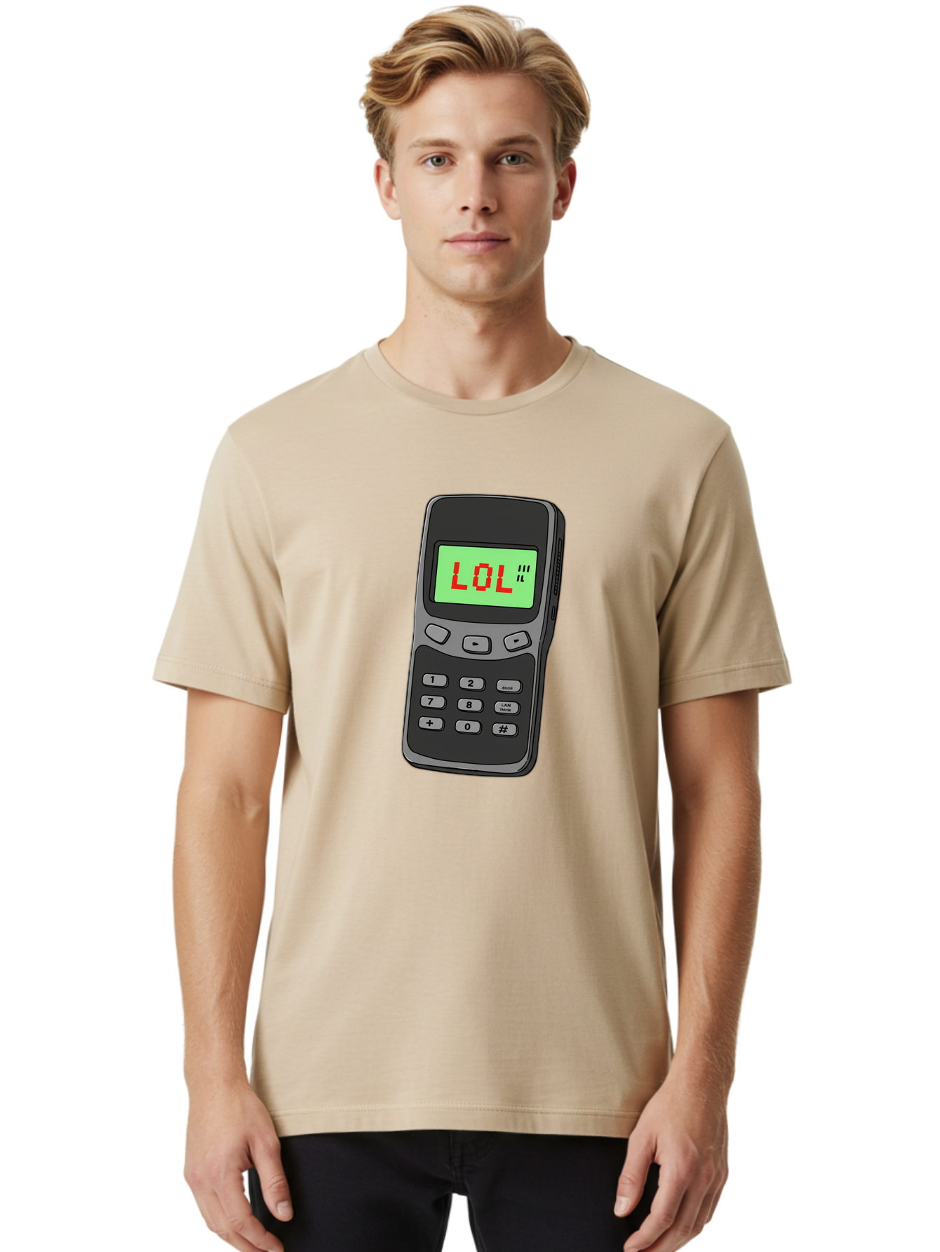Lol-Pager-2 Men'S Graphic Tee, 100% Cotton, Comfortable Casual Summer Wear, Machine Washable, Vintage Camera, Old Camera, Antique Camera, Black Camera, Classic Photography, Photography Equipment, Nostalgic Device, Film Camera, Camera Art Bam803