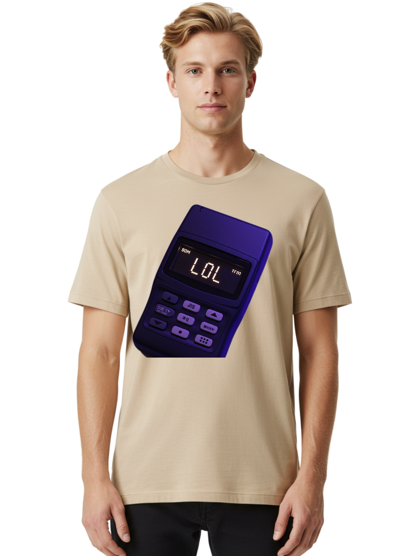 Lol-Pager Men'S Graphic Tee, 100% Cotton, Comfortable Casual Summer Wear, Machine Washable, Vintage Camera, Old Camera, Antique Camera, Black Camera, Classic Photography, Photography Equipment, Nostalgic Device, Film Camera, Camera Art Bam804