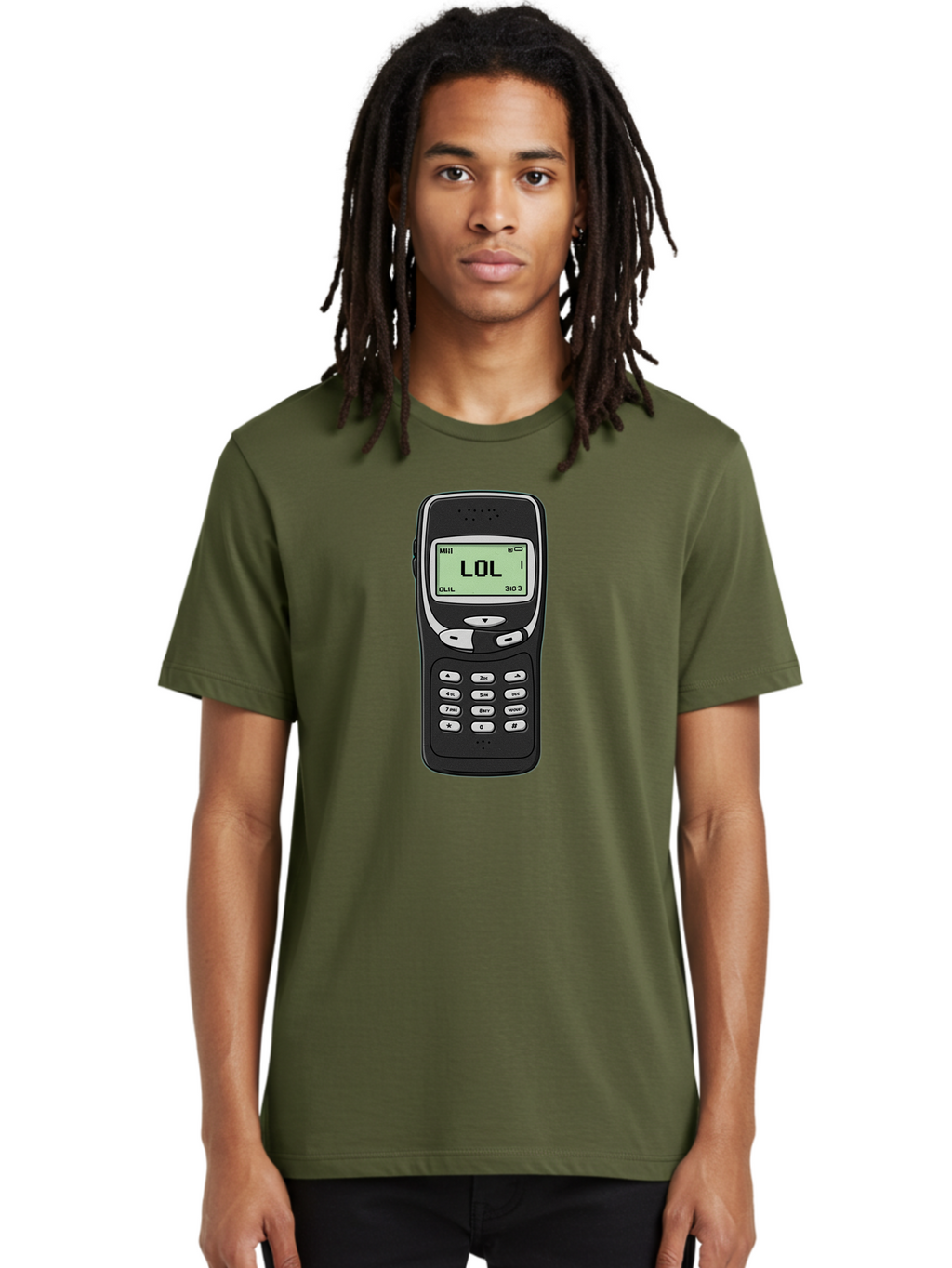 Lol-Phone-1 Men'S Graphic Tee, 100% Cotton, Comfortable Casual Summer Wear, Machine Washable, Vintage Camera, Old Camera, Antique Camera, Black Camera, Classic Photography, Photography Equipment, Nostalgic Device, Film Camera, Camera Art Bam805