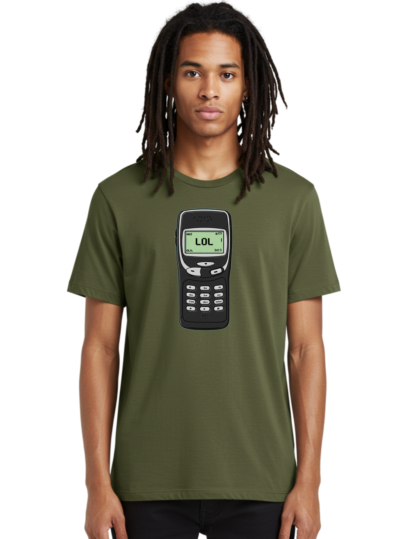 Lol-Phone-1 Men'S Graphic Tee, 100% Cotton, Comfortable Casual Summer Wear, Machine Washable, Vintage Camera, Old Camera, Antique Camera, Black Camera, Classic Photography, Photography Equipment, Nostalgic Device, Film Camera, Camera Art Bam805