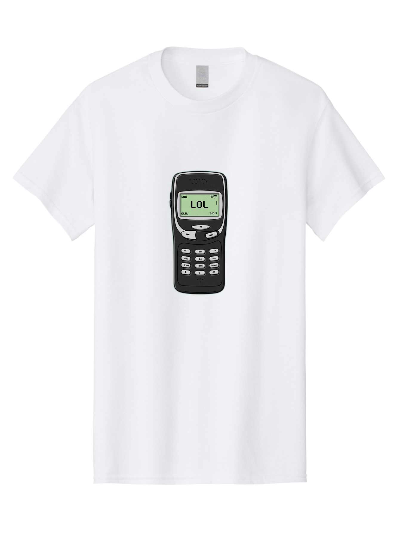 Lol-Phone-1 Men'S Graphic Tee, 100% Cotton, Comfortable Casual Summer Wear, Machine Washable, Vintage Camera, Old Camera, Antique Camera, Black Camera, Classic Photography, Photography Equipment, Nostalgic Device, Film Camera, Camera Art Bam805