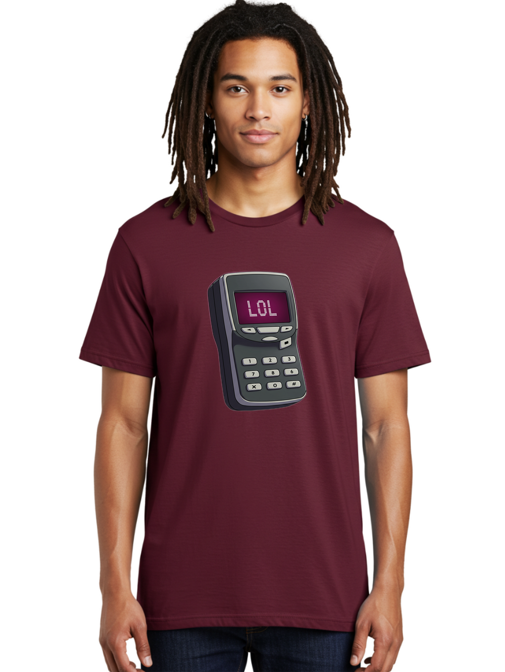 Lol-Phone-2 Men'S Graphic Tee, 100% Cotton, Comfortable Casual Summer Wear, Machine Washable, Vintage Camera, Old Camera, Antique Camera, Black Camera, Classic Photography, Photography Equipment, Nostalgic Device, Film Camera, Camera Art Bam806