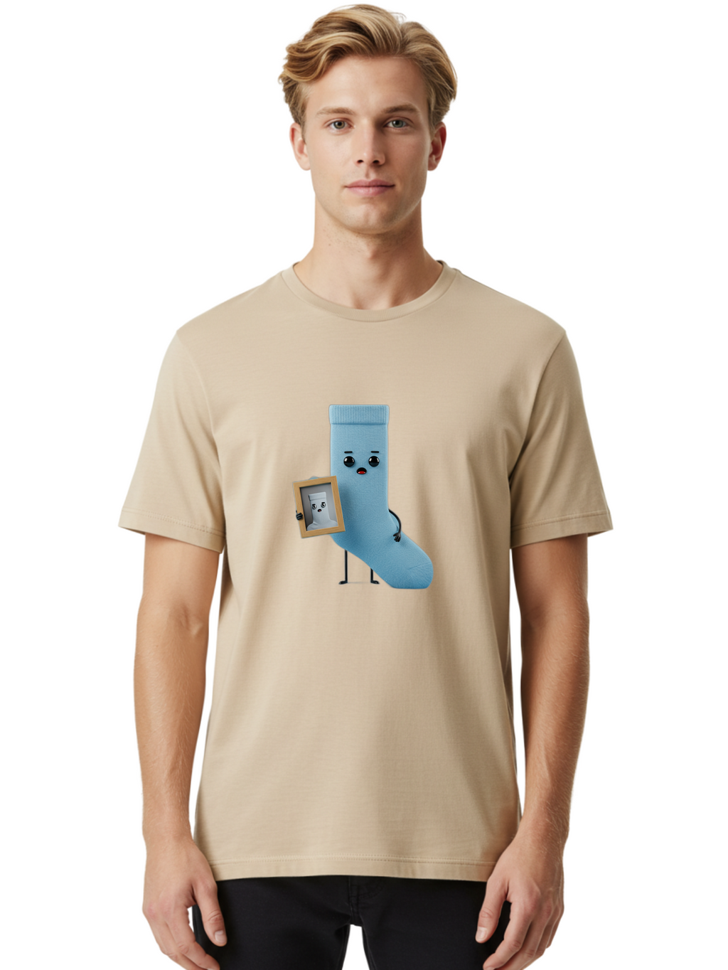 Lost-Sock Men'S Graphic Tee, 100% Cotton, Comfortable Casual Summer Wear, Machine Washable, Vintage Camera, Old Camera, Antique Camera, Black Camera, Classic Photography, Photography Equipment, Nostalgic Device, Film Camera, Camera Art Bam810