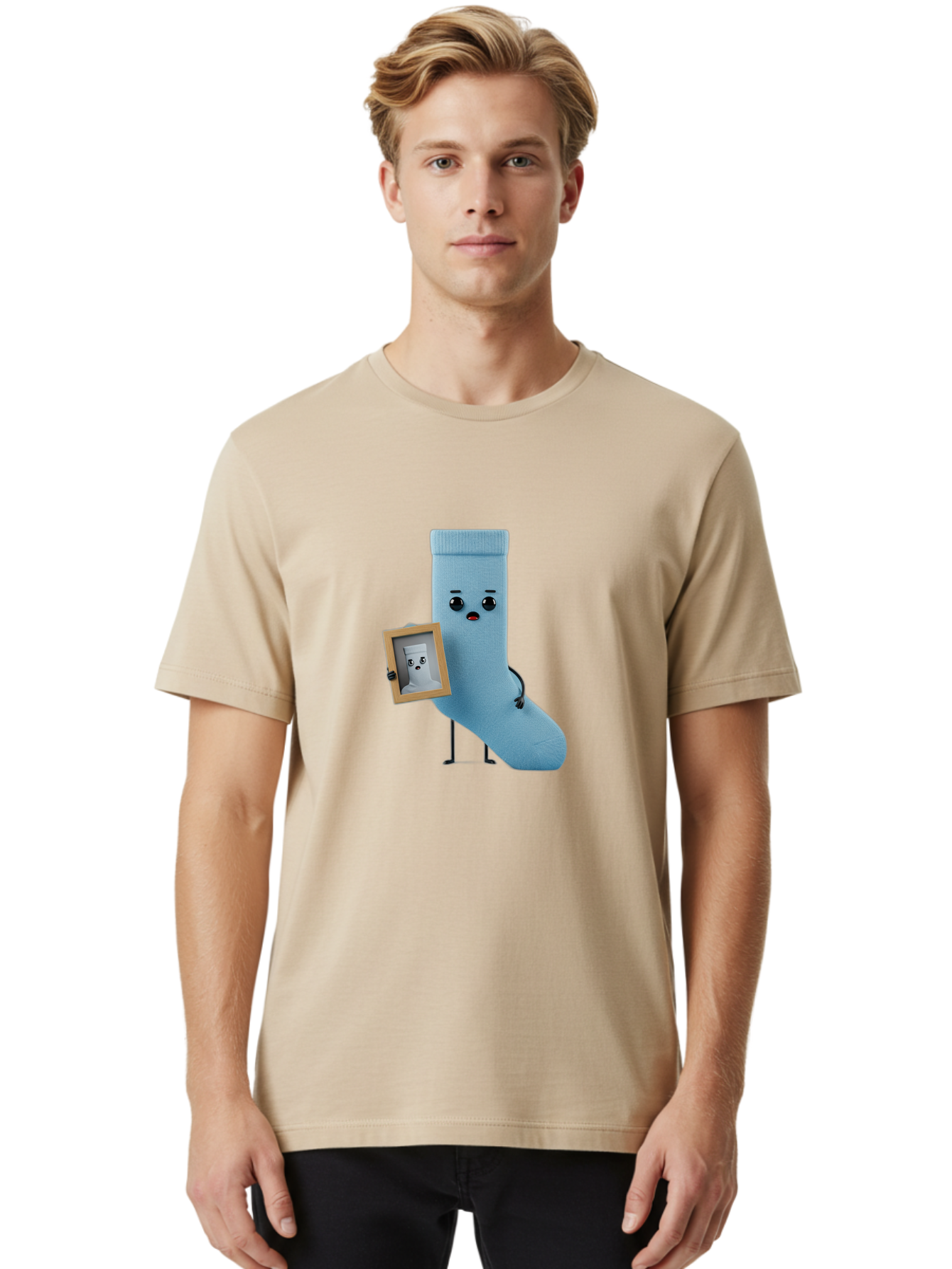 Lost-Sock Men'S Graphic Tee, 100% Cotton, Comfortable Casual Summer Wear, Machine Washable, Vintage Camera, Old Camera, Antique Camera, Black Camera, Classic Photography, Photography Equipment, Nostalgic Device, Film Camera, Camera Art Bam810