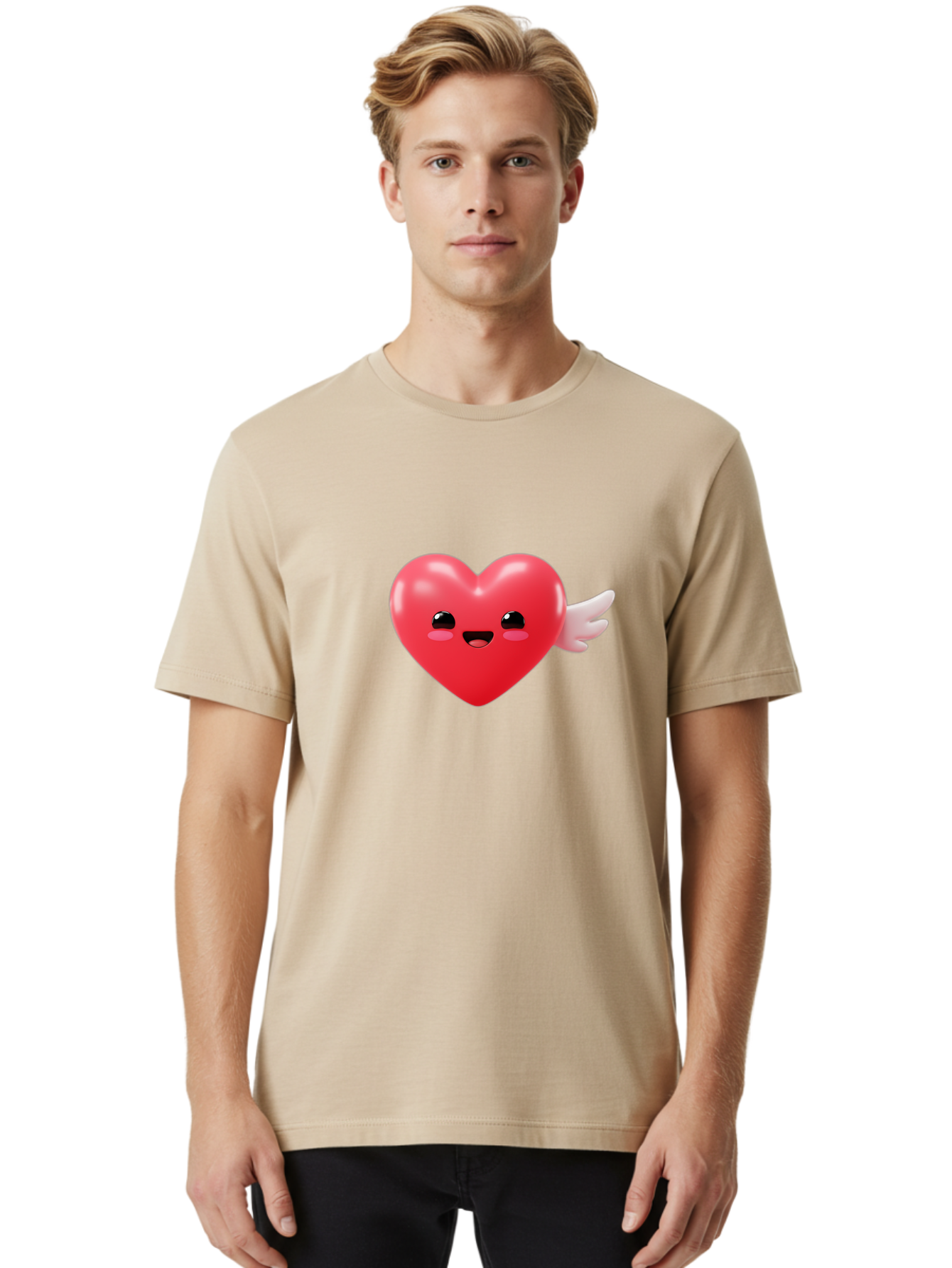 Love-Heart-Emoji Men'S Graphic Tee, 100% Cotton, Comfortable Casual Summer Wear, Machine Washable, Vintage Camera, Old Camera, Antique Camera, Black Camera, Classic Photography, Photography Equipment, Nostalgic Device, Film Camera, Camera Art Bam812