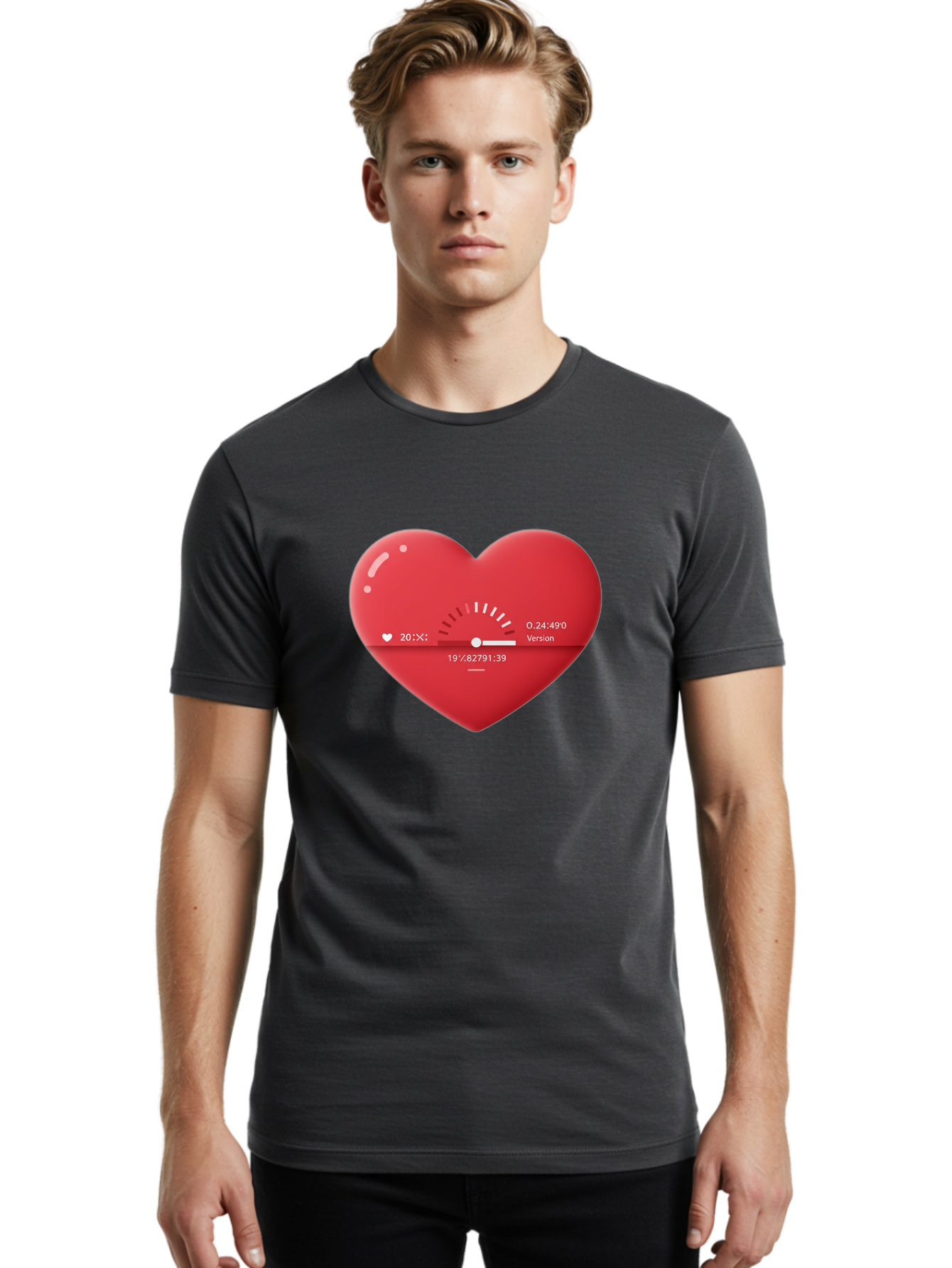 Love-Version-0-24-490 Men'S Graphic Tee, 100% Cotton, Comfortable Casual Summer Wear, Machine Washable, Vintage Camera, Old Camera, Antique Camera, Black Camera, Classic Photography, Photography Equipment, Nostalgic Device, Film Camera, Bam813