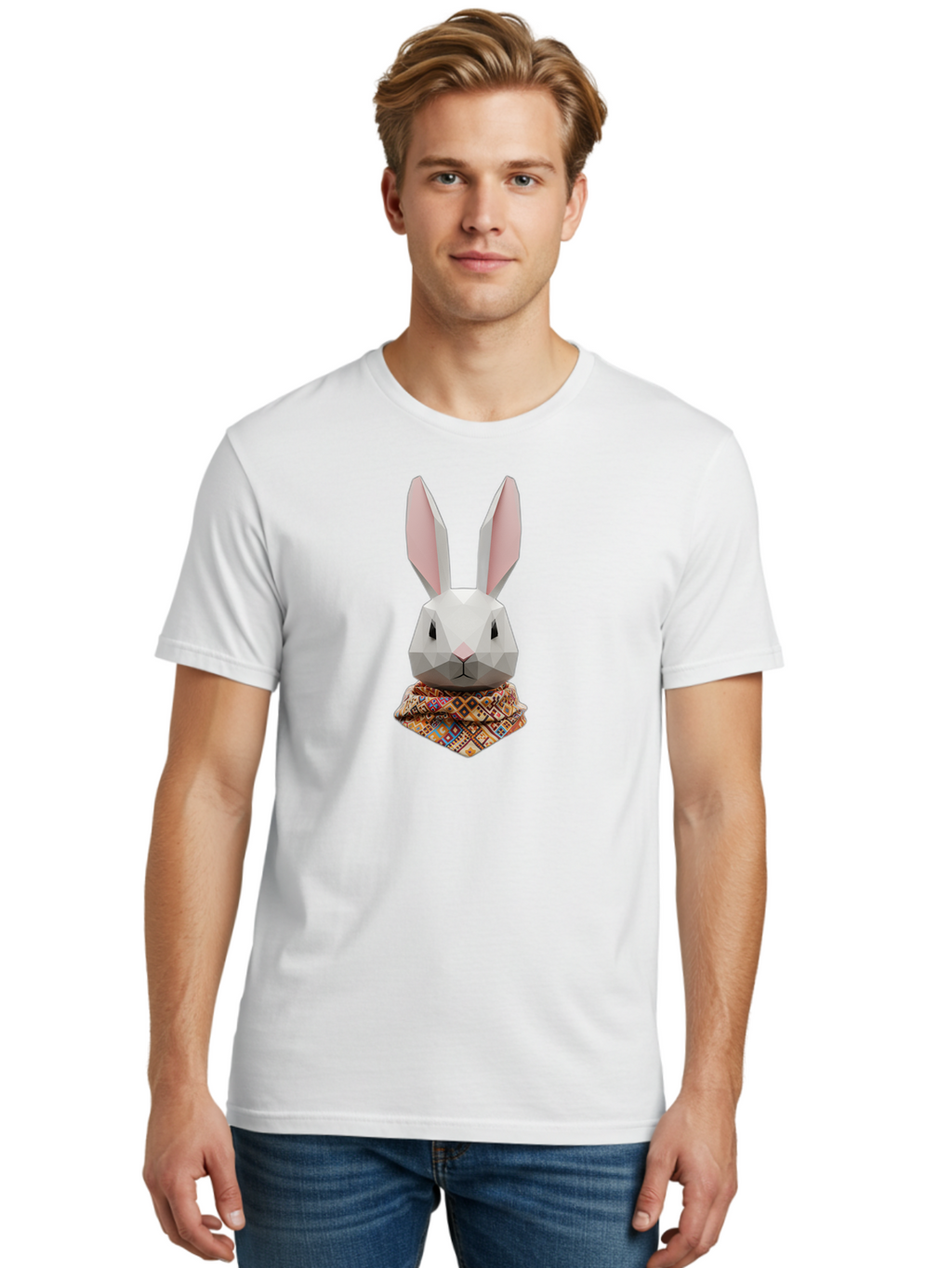 Low-Poly-Bunny Men'S Graphic Tee, 100% Cotton, Comfortable Casual Summer Wear, Machine Washable, Vintage Camera, Old Camera, Antique Camera, Black Camera, Classic Photography, Photography Equipment, Nostalgic Device, Film Camera, Camera Art Bam814